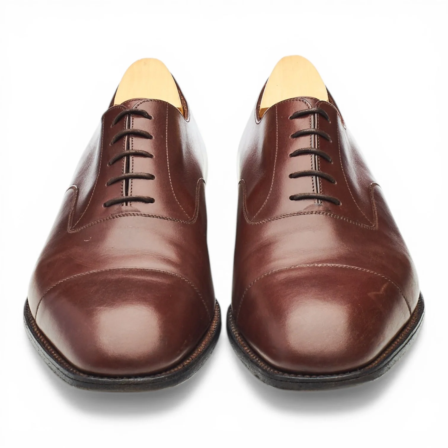 '300' Brown Leather Oxford 8.5 D UK 9 - Image 2