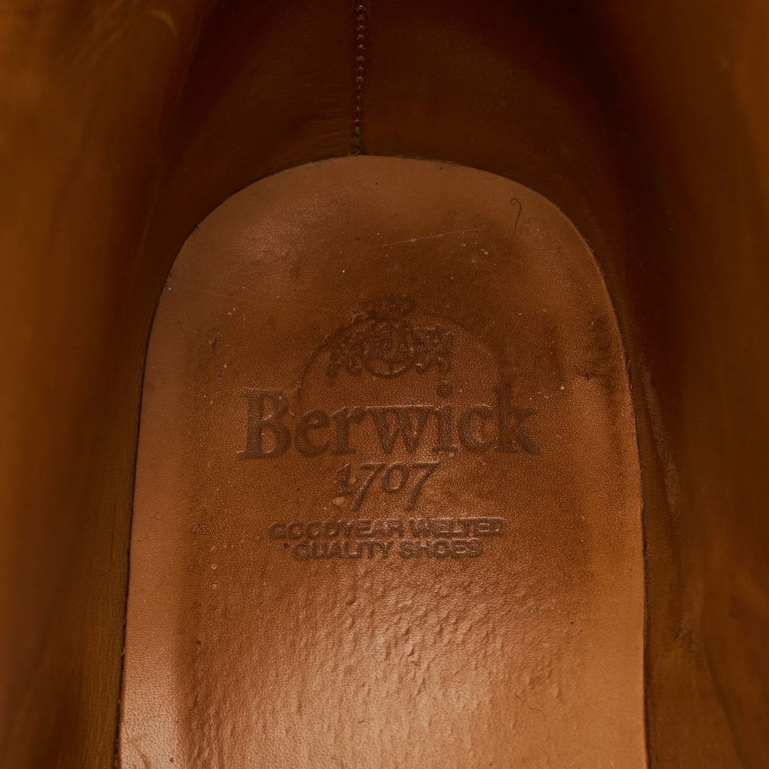 '321' Brown Cordovan Leather Boots UK 12 - Image 6