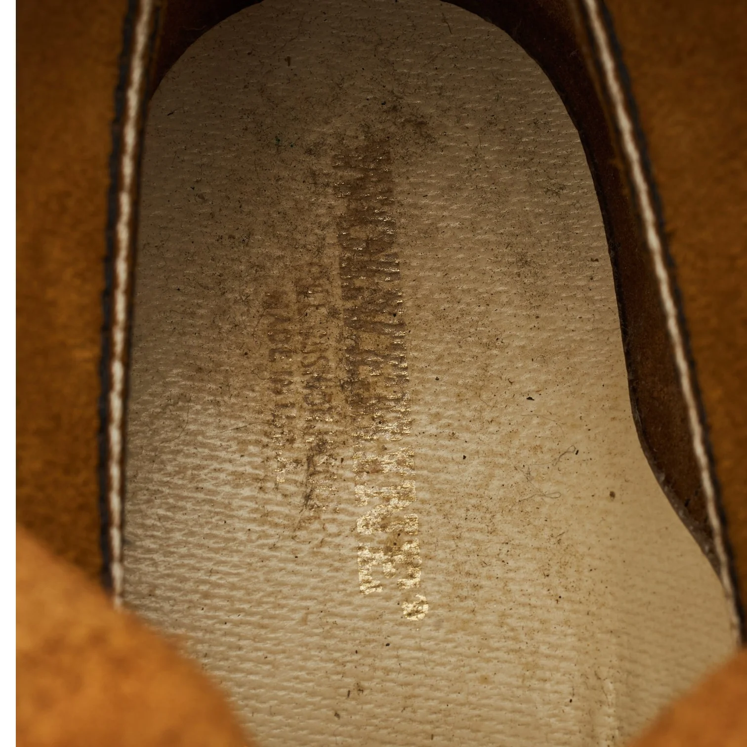 '3368' Tan Brown Leather Steel Toe Boots UK 7 US 8 E - Image 6