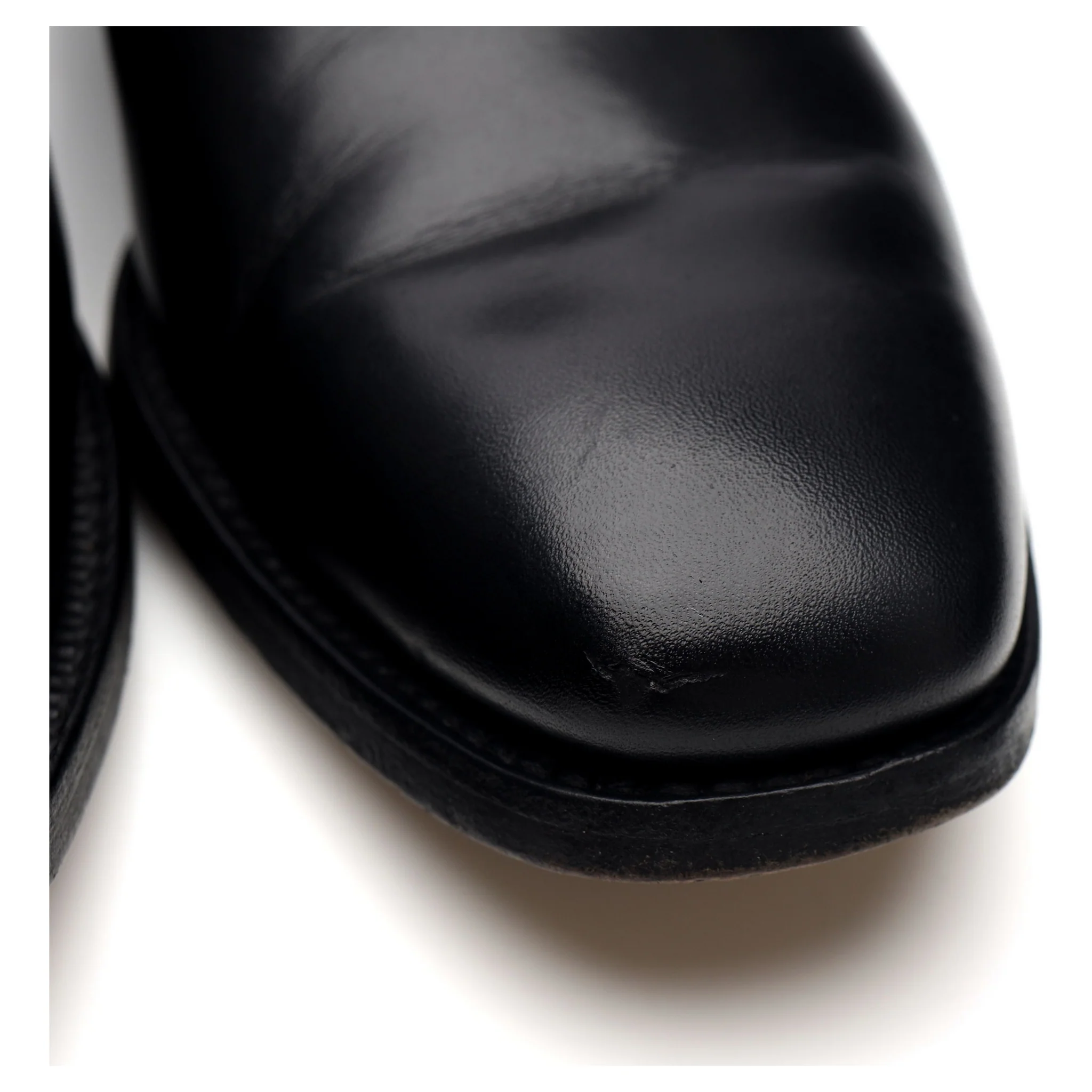 'Eton' Black Leather Derby UK 7 G - Image 3