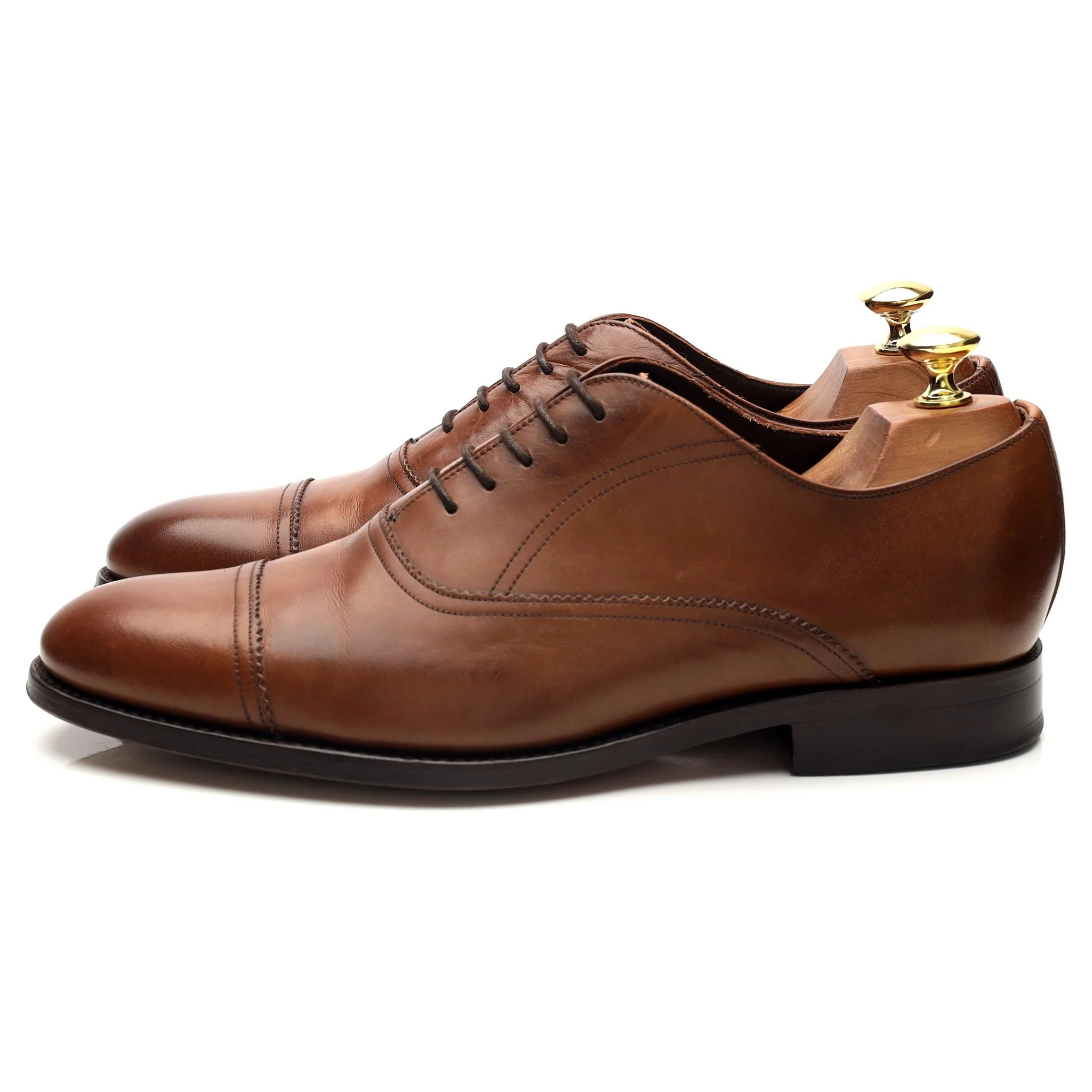 '3680MU01' Brown Leather Oxford UK 8 G - Image 3