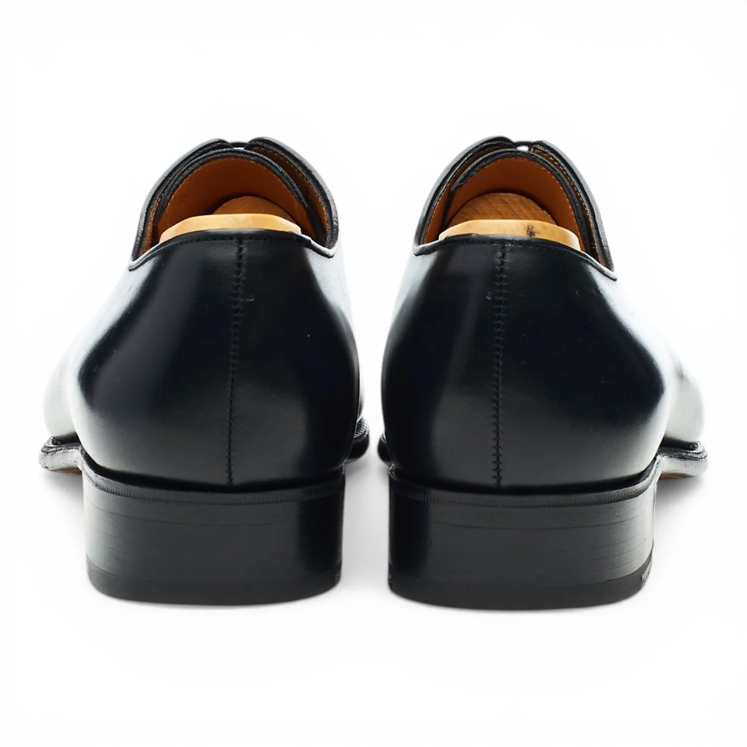 '402 Flore' Black Leather Wholecut Oxford 7 C UK 7 - Image 4
