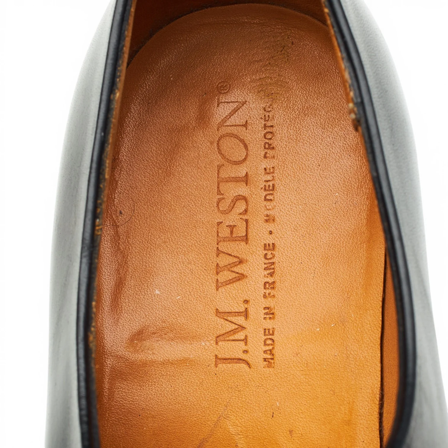 '402 Flore' Black Leather Wholecut Oxford 7 C UK 7 - Image 7