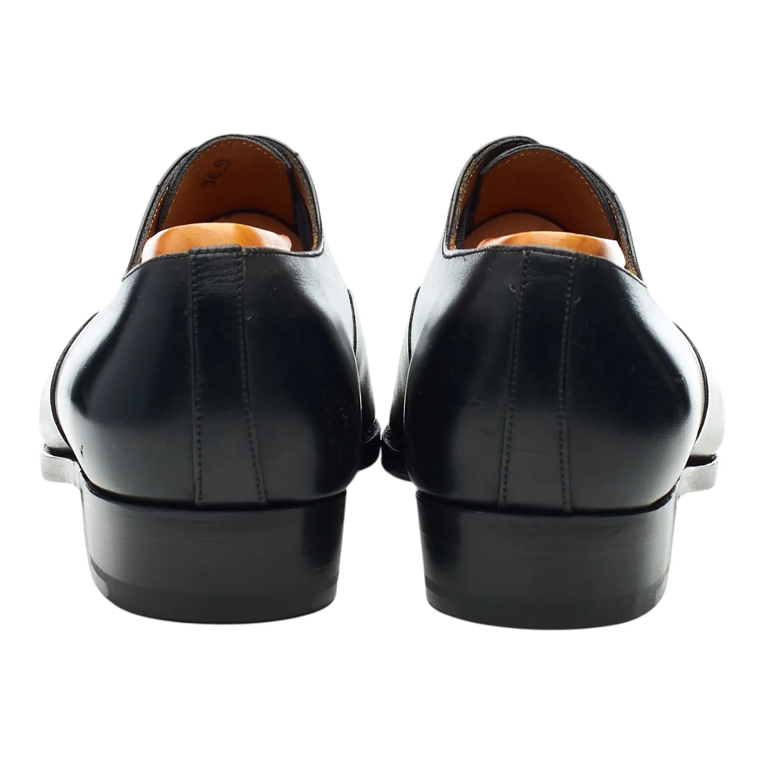 '415' Black Leather Oxford 6 D UK 6.5 - Image 4