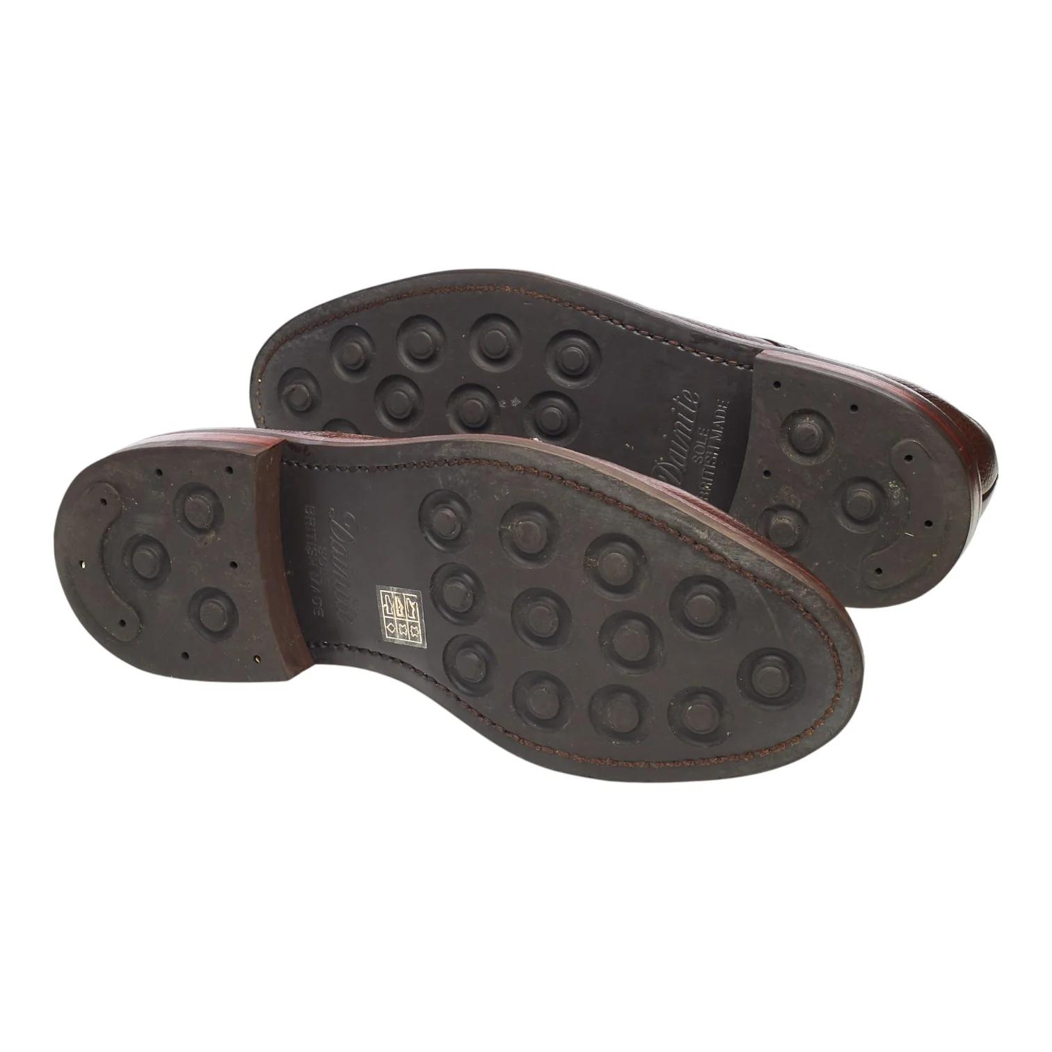 '4169' Brown Grain Leather Derby UK 7 - Image 5