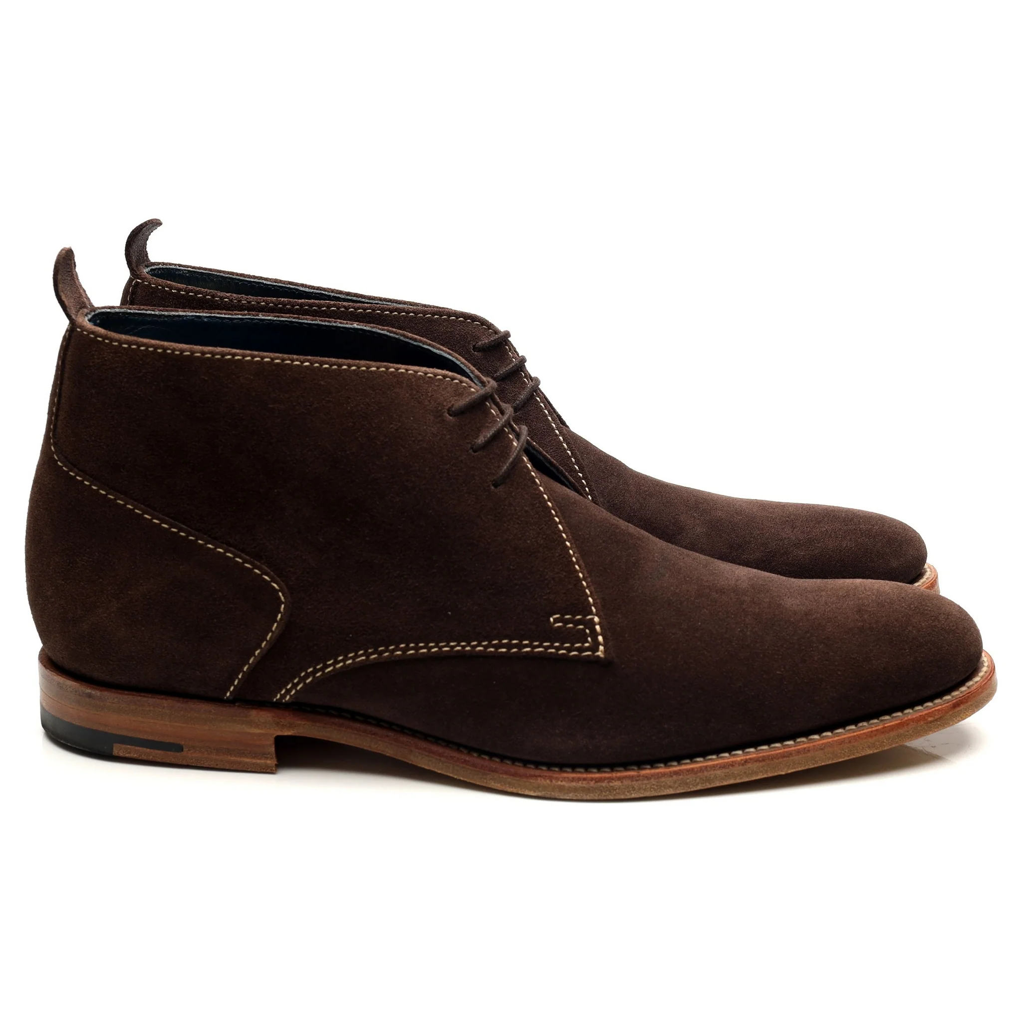 'Lucius' Dark Brown Suede Boots UK 8.5 F - Image 6