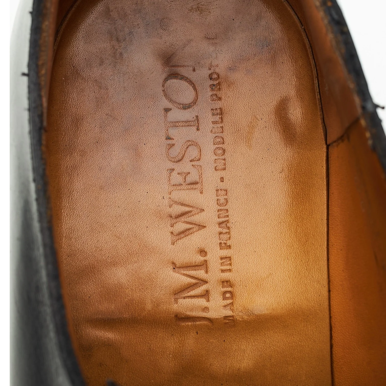 '423' Black Leather Oxford 6 D UK 6.5 - Image 7