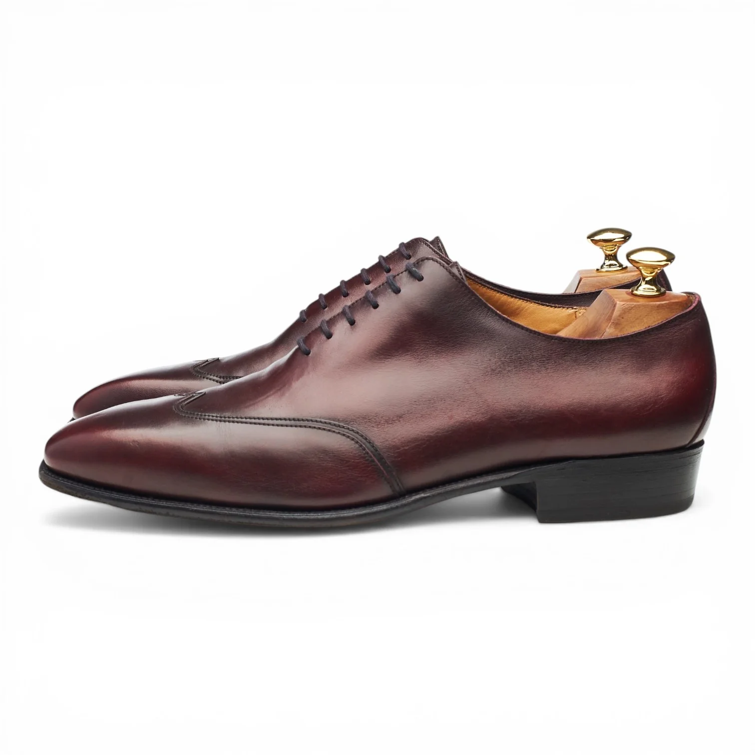 '423' Burgundy Leather Oxford 9 E UK 9.5 - Image 3