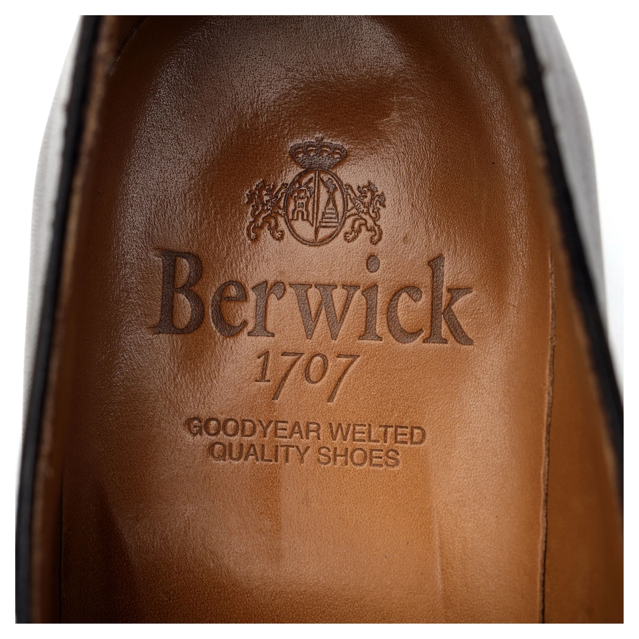 '5216' Dark Brown Leather Wholecut Oxford UK 7 - Image 6