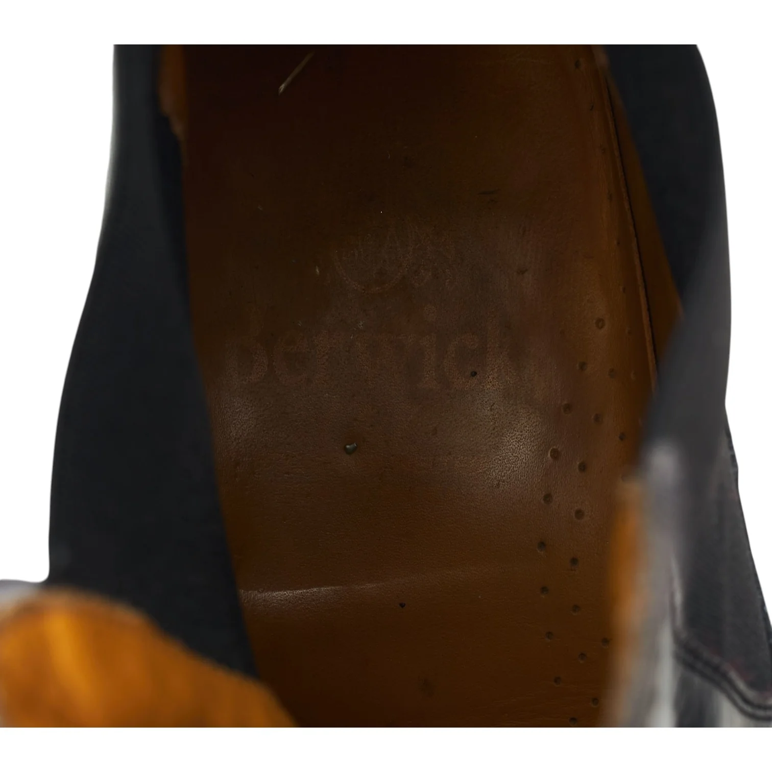 '61581' Black Leather Chelsea Boots UK 11 - Image 6