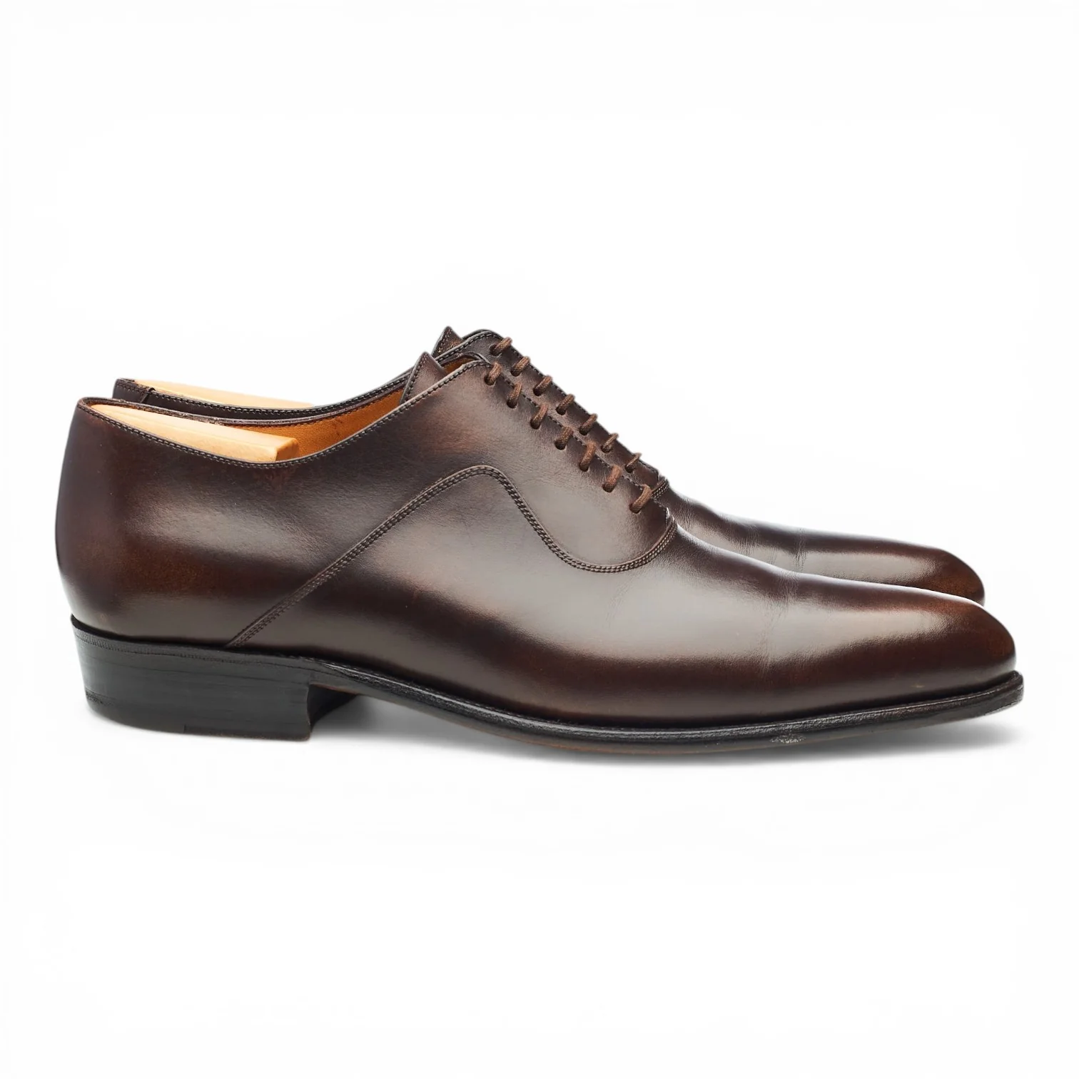 '7 Eyelets' Brown Leather Oxford 7 C UK 7