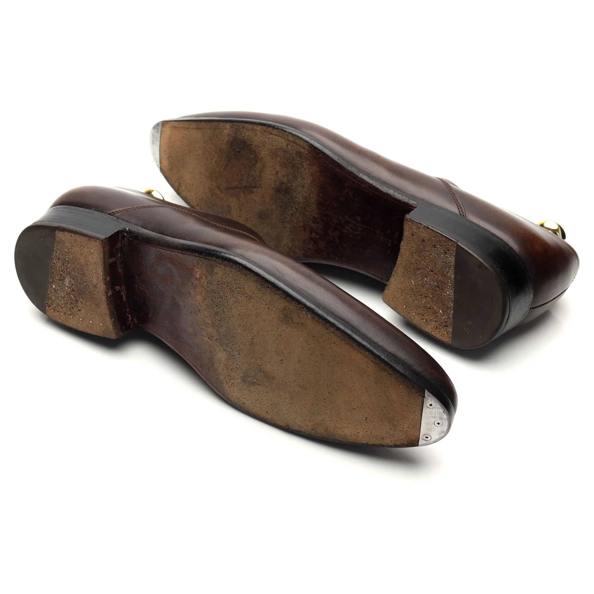 '7 Eyelets' Brown Leather Oxford 7 D UK 7.5 - Image 5