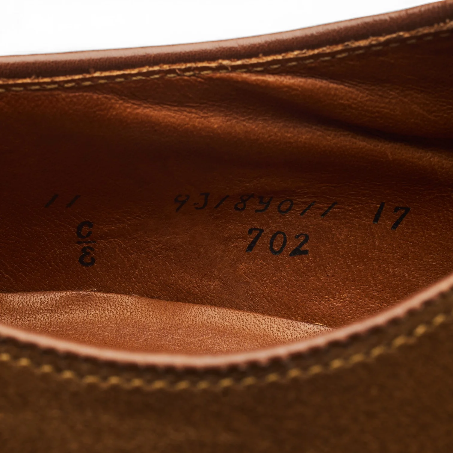 '702' Snuff Brown Suede Derby UK 10 US 11 E - Image 7