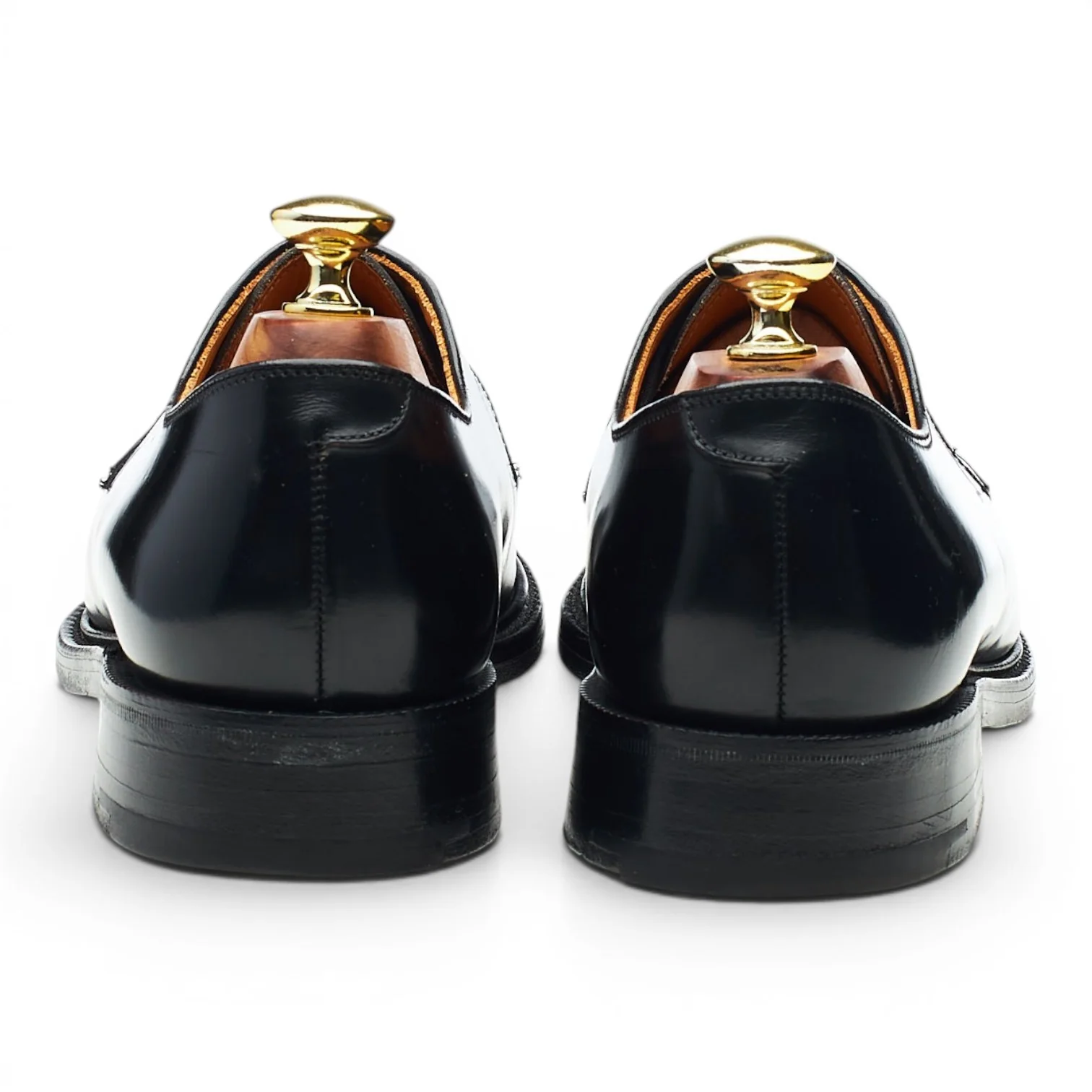 '771' Black Leather Derby UK 7 F - Image 4