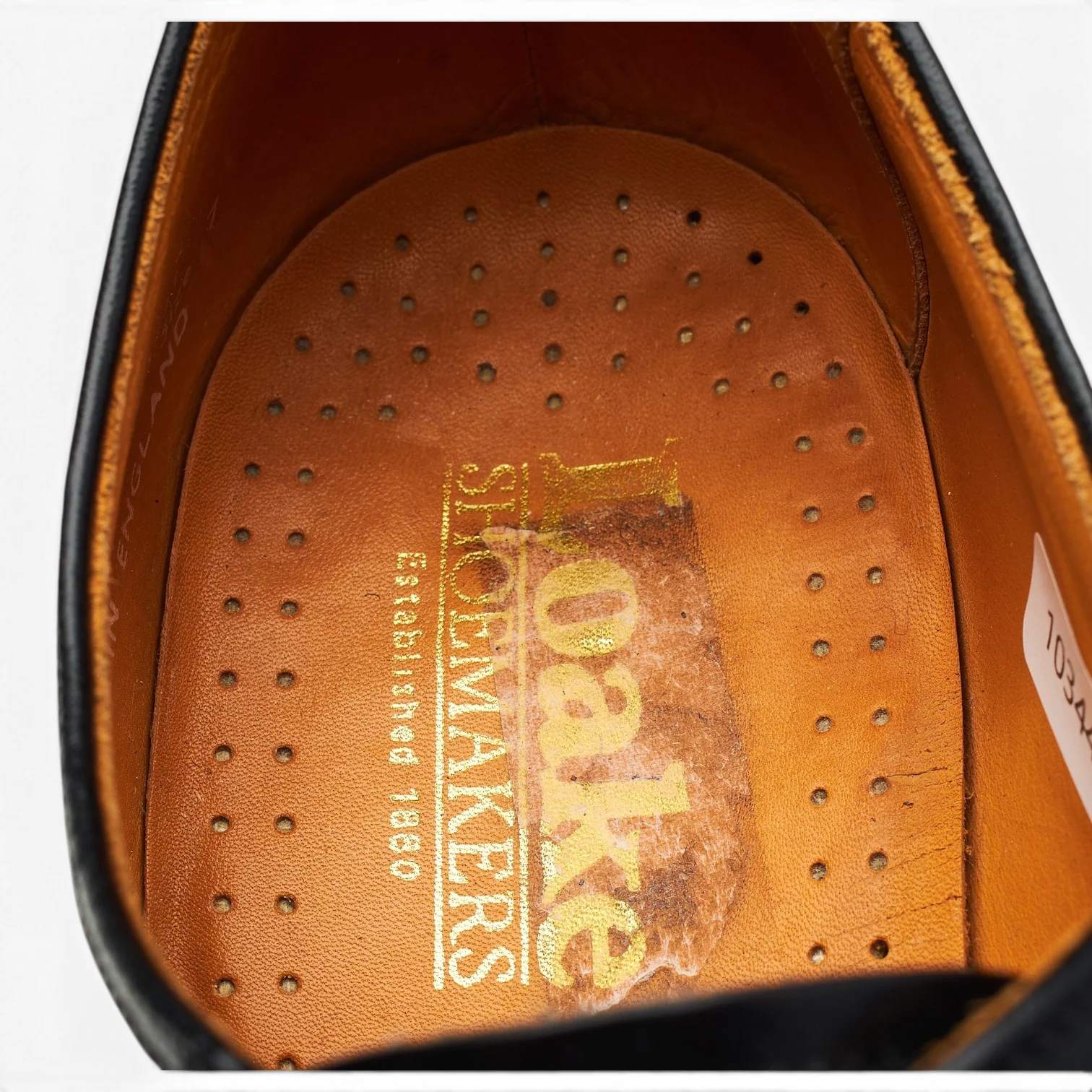 '771' Black Leather Derby UK 7 F - Image 6