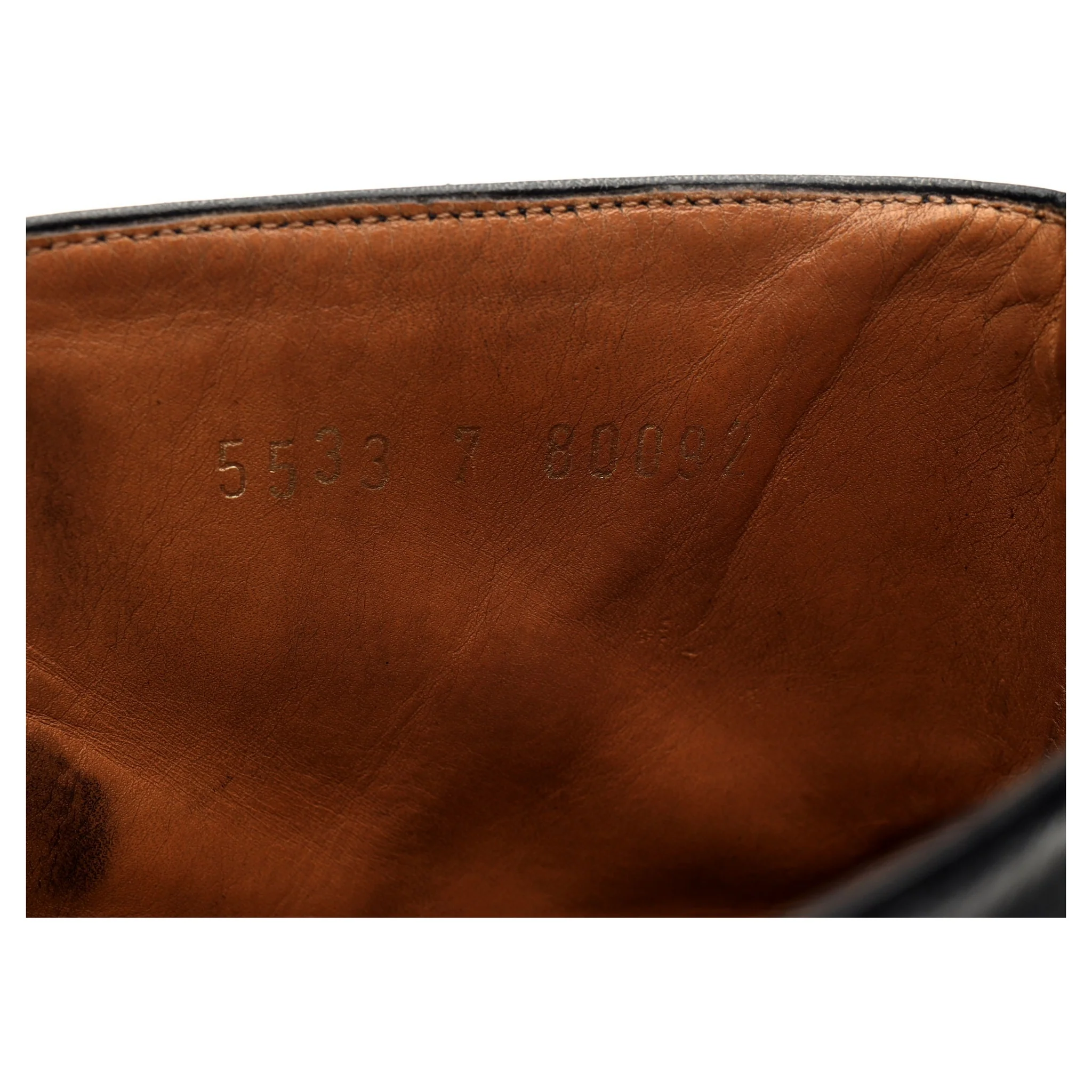 '80092' Black Leather Balmoral Boots UK 7 EE - Image 15