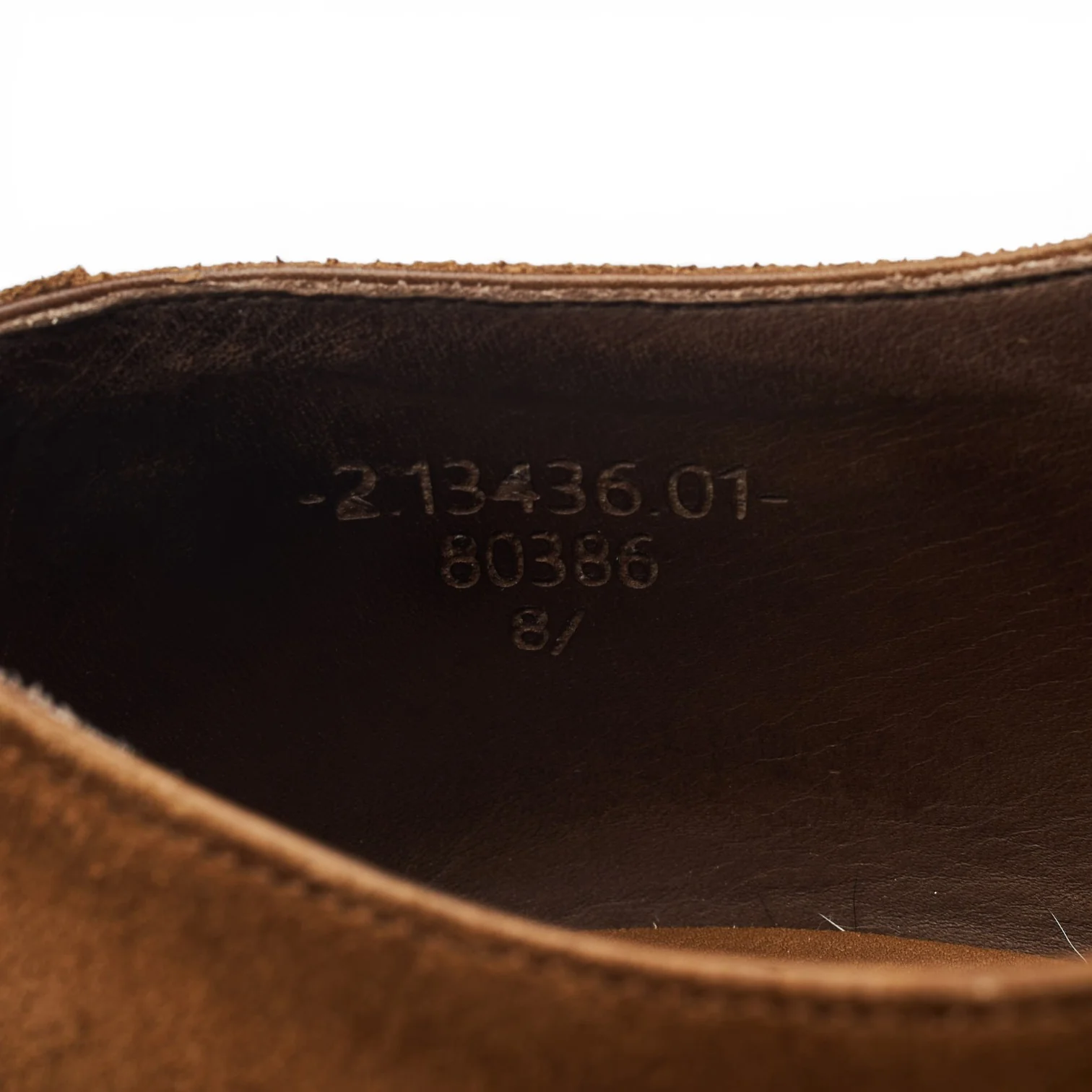 '80386' Snuff Brown Suede Oxford UK 8.5 EE - Image 7