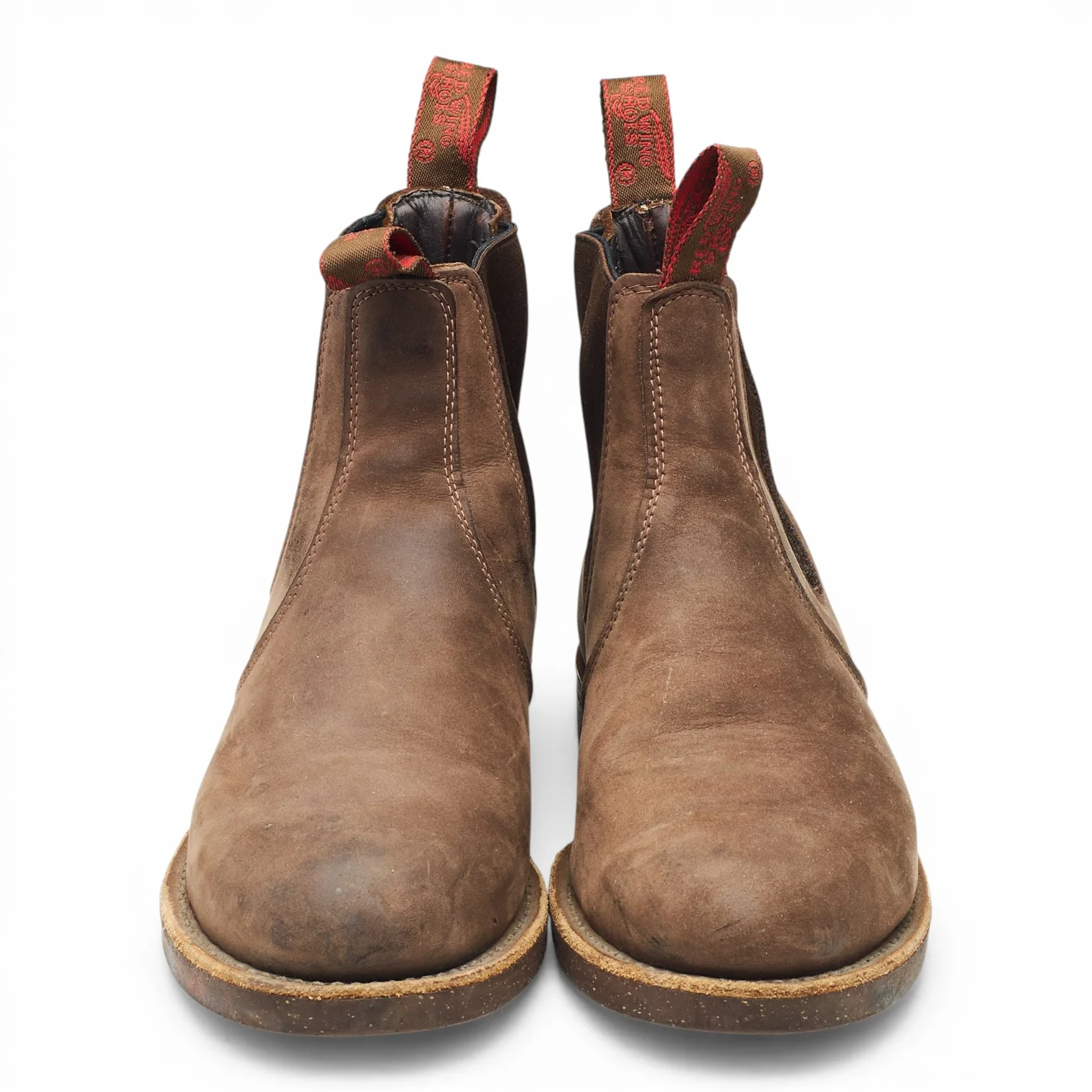 '8190' Brown Nubuck Leather Chelsea Boots UK 6.5 US 7.5 E - Image 2