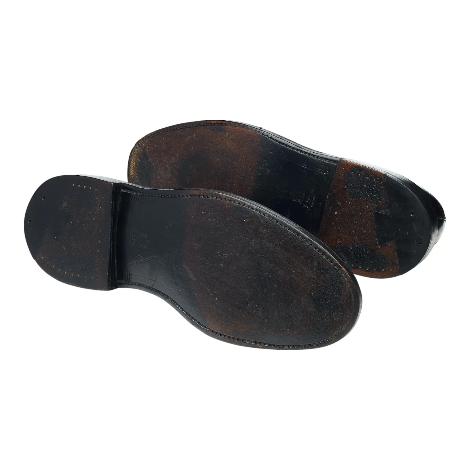 '9753' Black Leather Derby Brogues UK 10 US 10.5 - Image 5