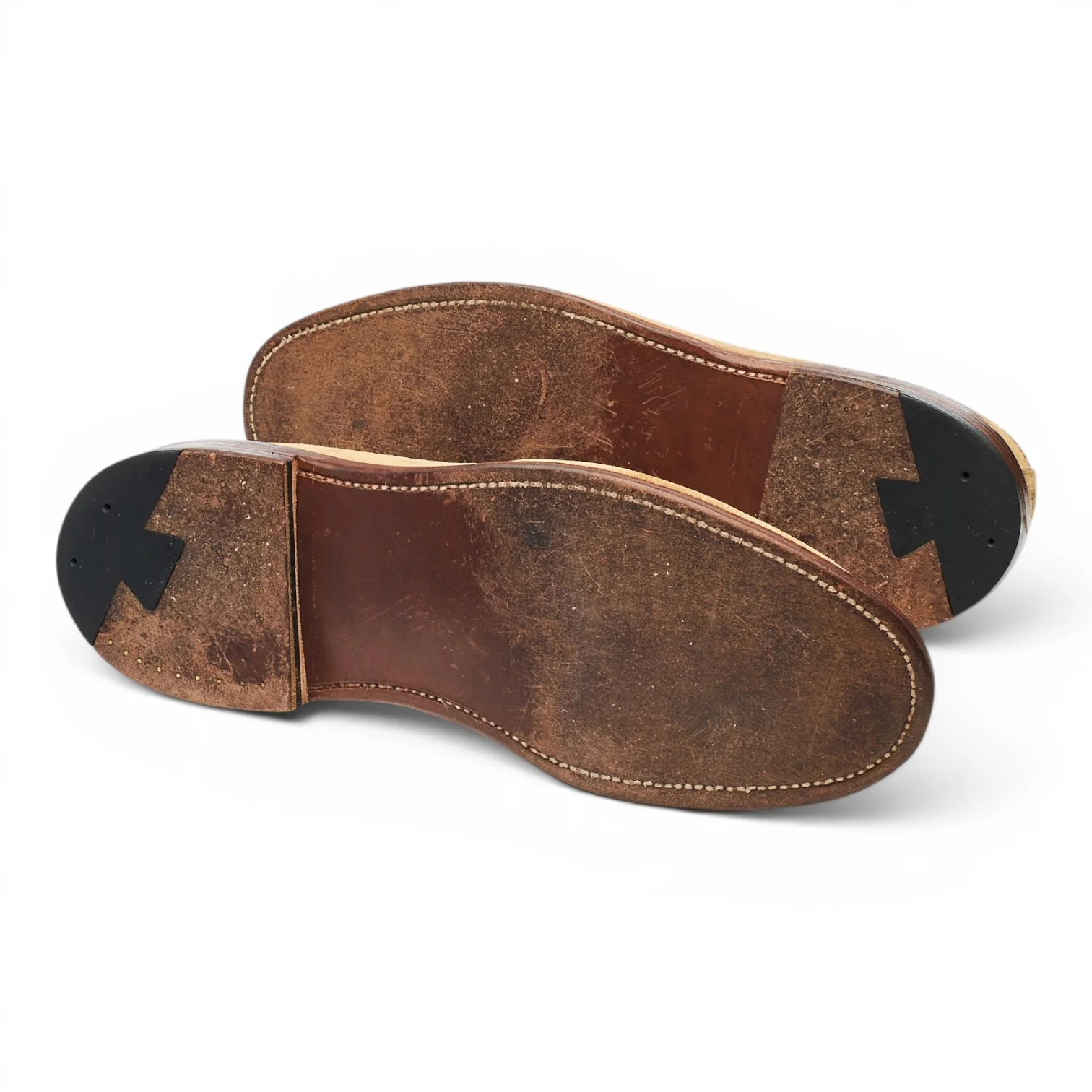 Leffot '97789' Tan Brown Suede Derby Brogues UK 8.5 US 9 D - Image 5