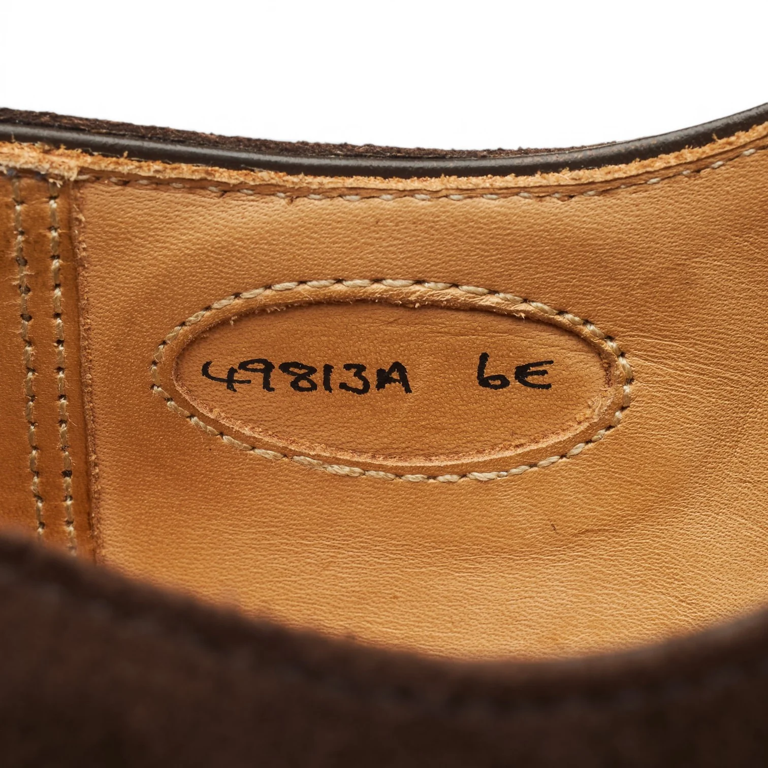 'Adam' Dark Brown Suede Oxford Brogues UK 6 E - Image 8