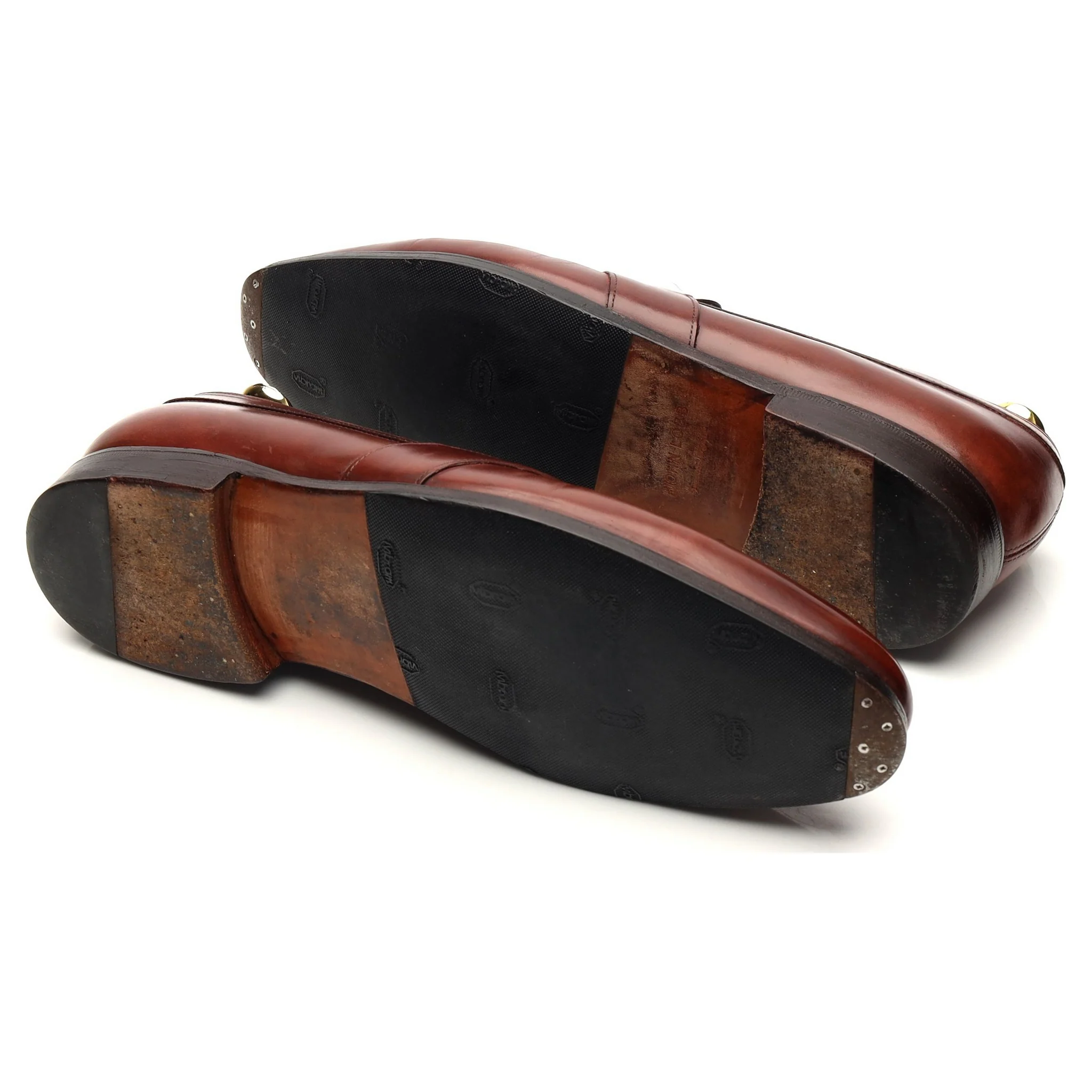 'Adley' Brown Museum Leather Loafers UK 8.5 E - Image 5