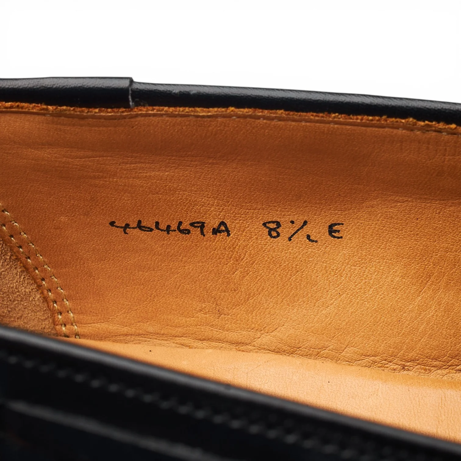'Adrian' Black Leather Tassel Loafers UK 8.5 E - Image 7