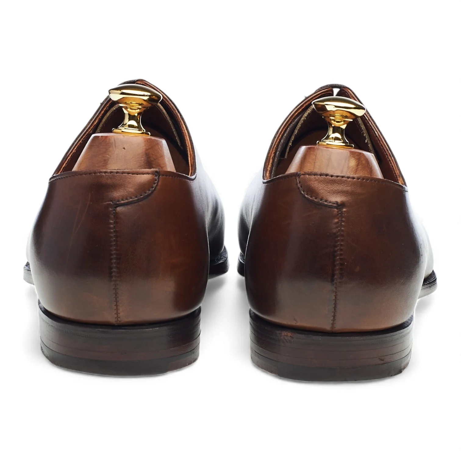 'Albemarle' Dark Brown Leather Wholecut Oxford UK 10 E - Image 4