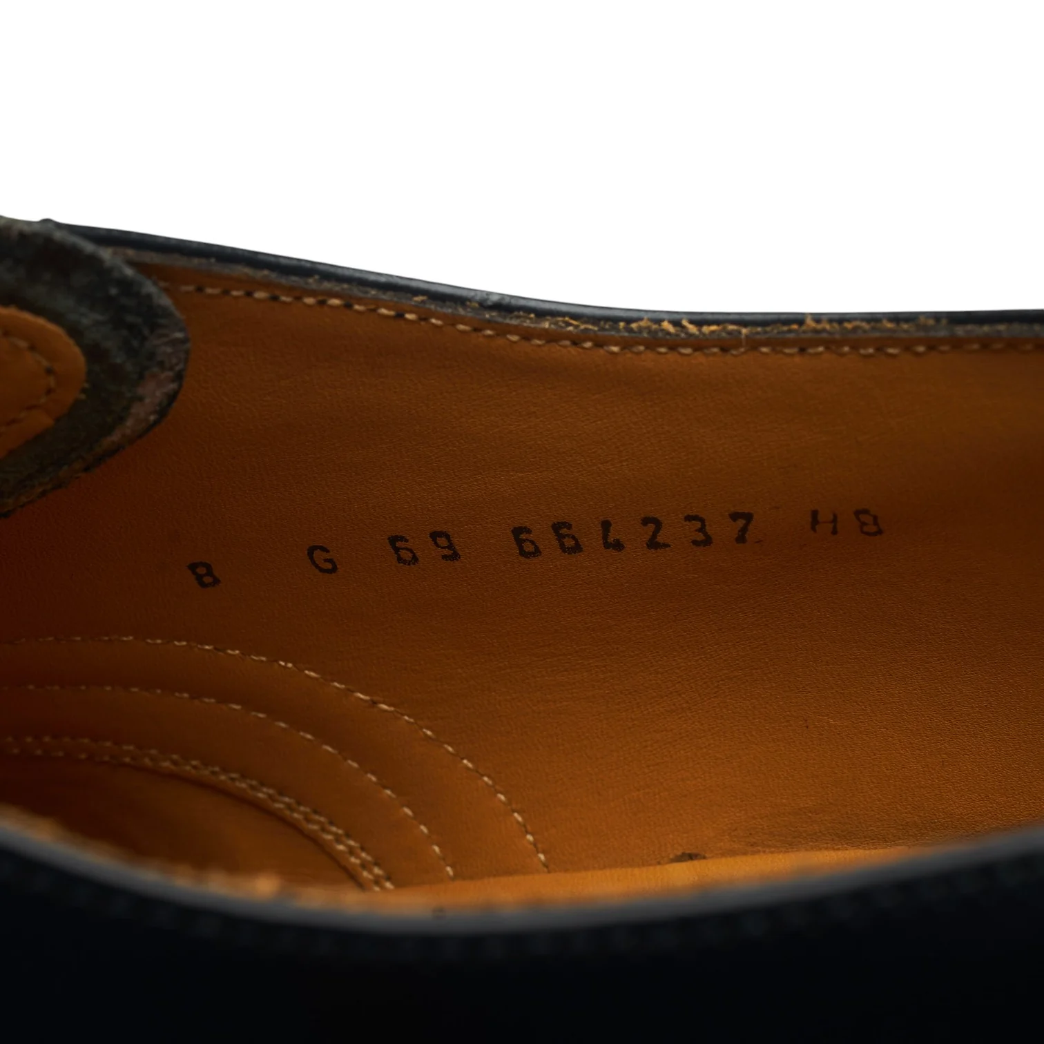 'Albert' Black Leather Oxford Brogues UK 8 G - Image 7