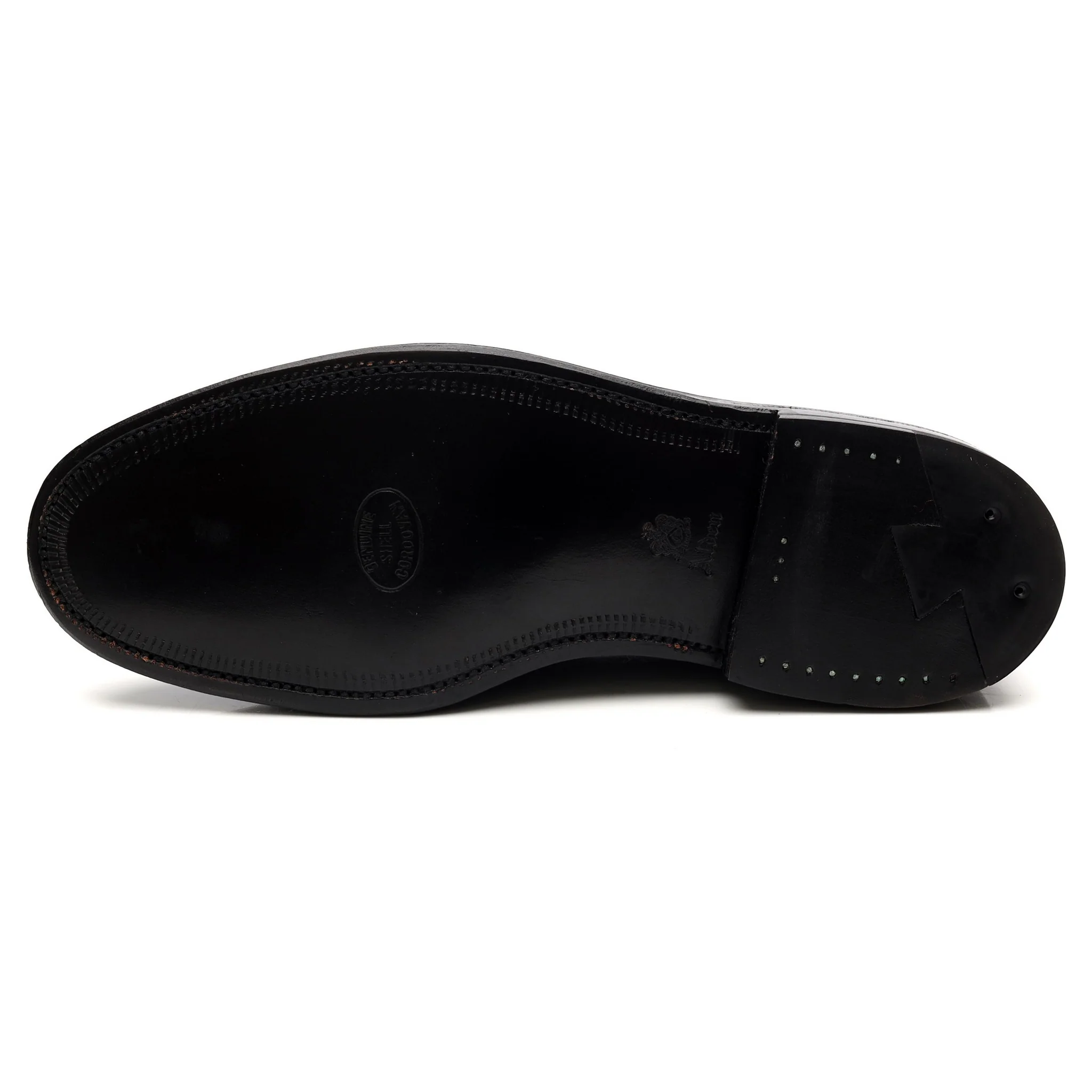 '9901' Black Cordovan Leather Derby UK 8 US 8.5 - Image 11