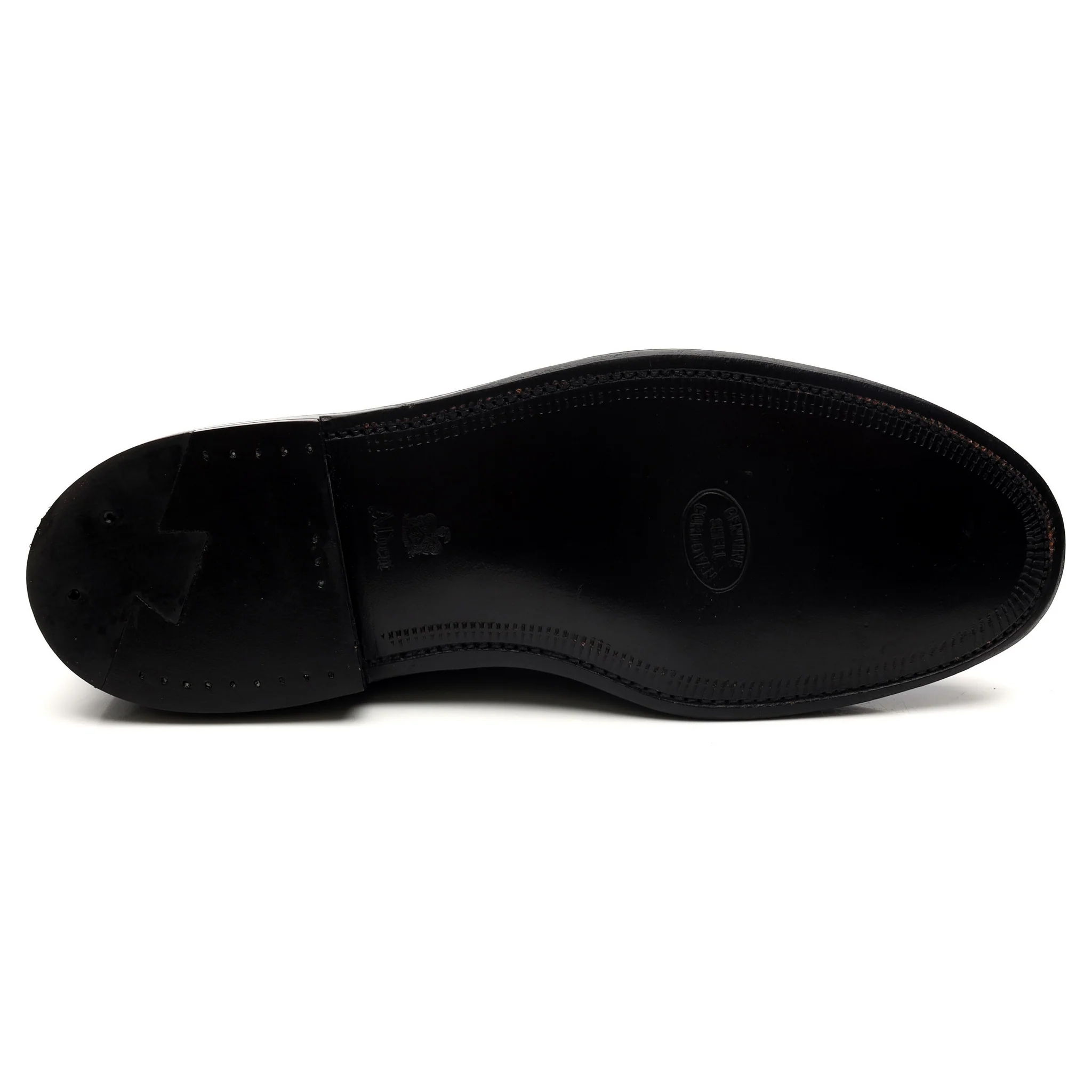 '9901' Black Cordovan Leather Derby UK 8 US 8.5 - Image 12