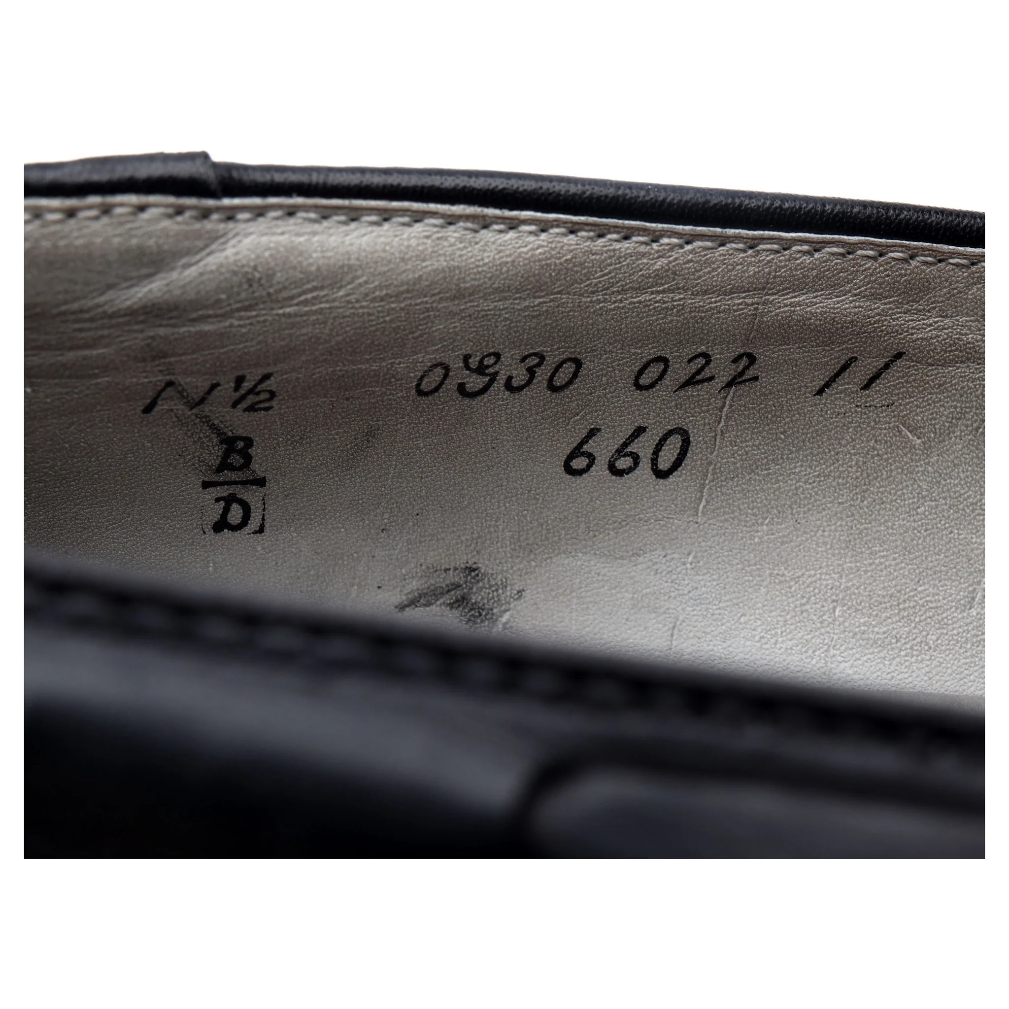 '660' Black Leather Tassel Loafers UK 11 US 11.5 D - Image 13