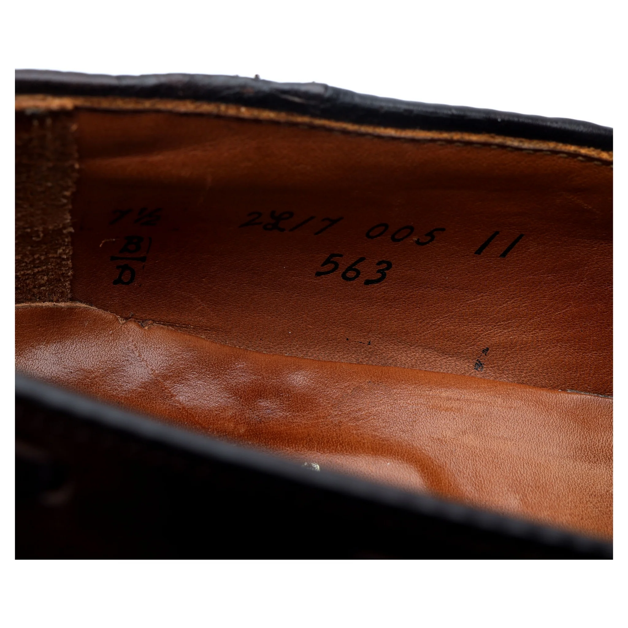 '563' Burgundy Cordovan Leather Tassel Loafers UK 7 US 7.5 - Image 13
