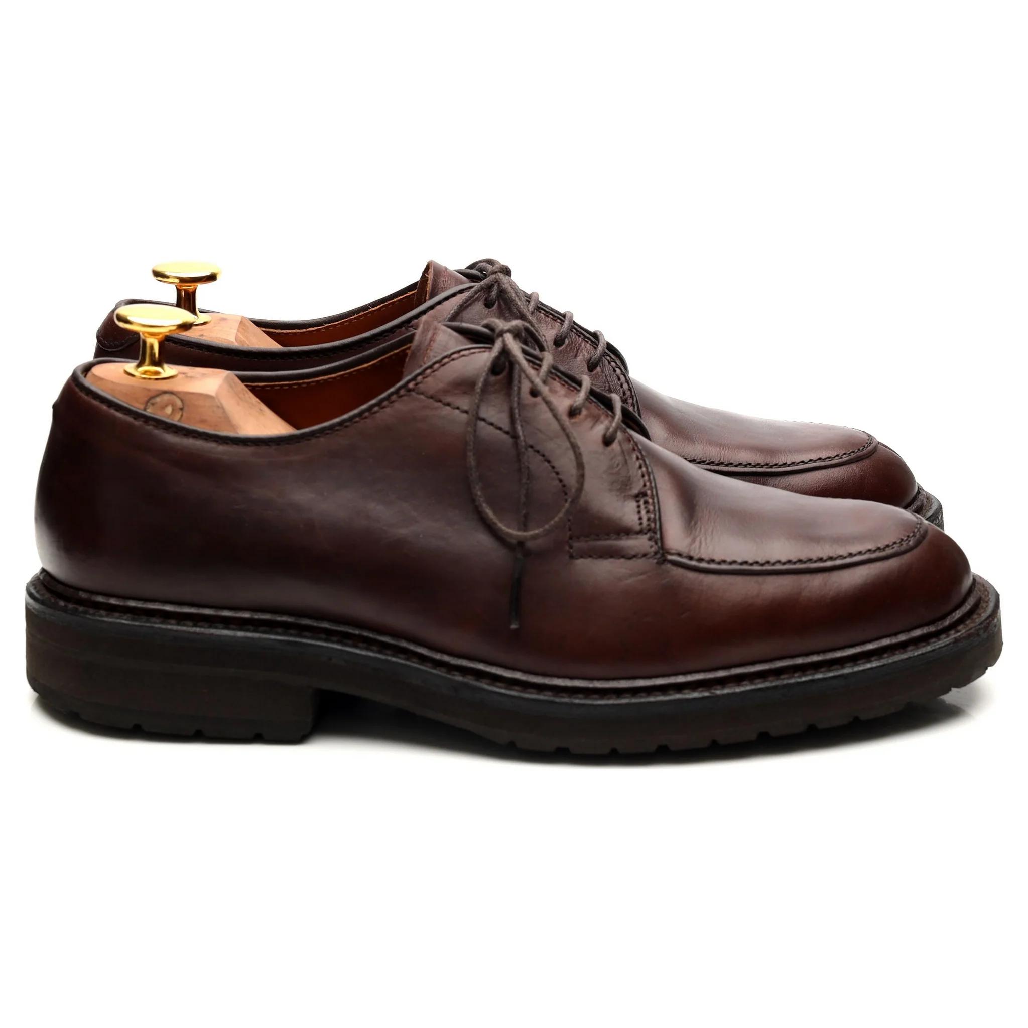 '7118S' Brown Leather Split Toe Derby UK 5.5 US 6 - Image 6