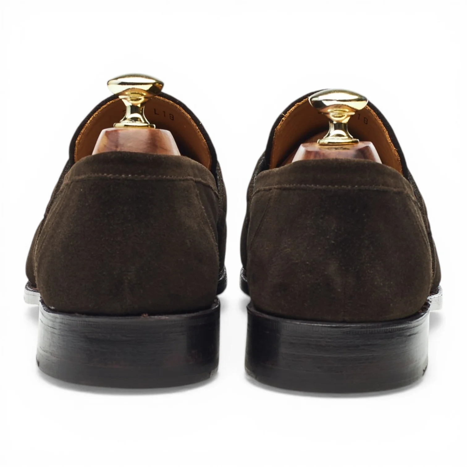 'Aldgate' Dark Brown Suede Loafers UK 7 F - Image 4