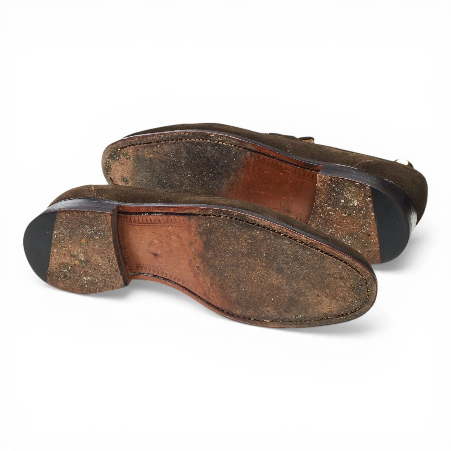 'Aldgate' Dark Brown Suede Loafers UK 7 F - Image 5