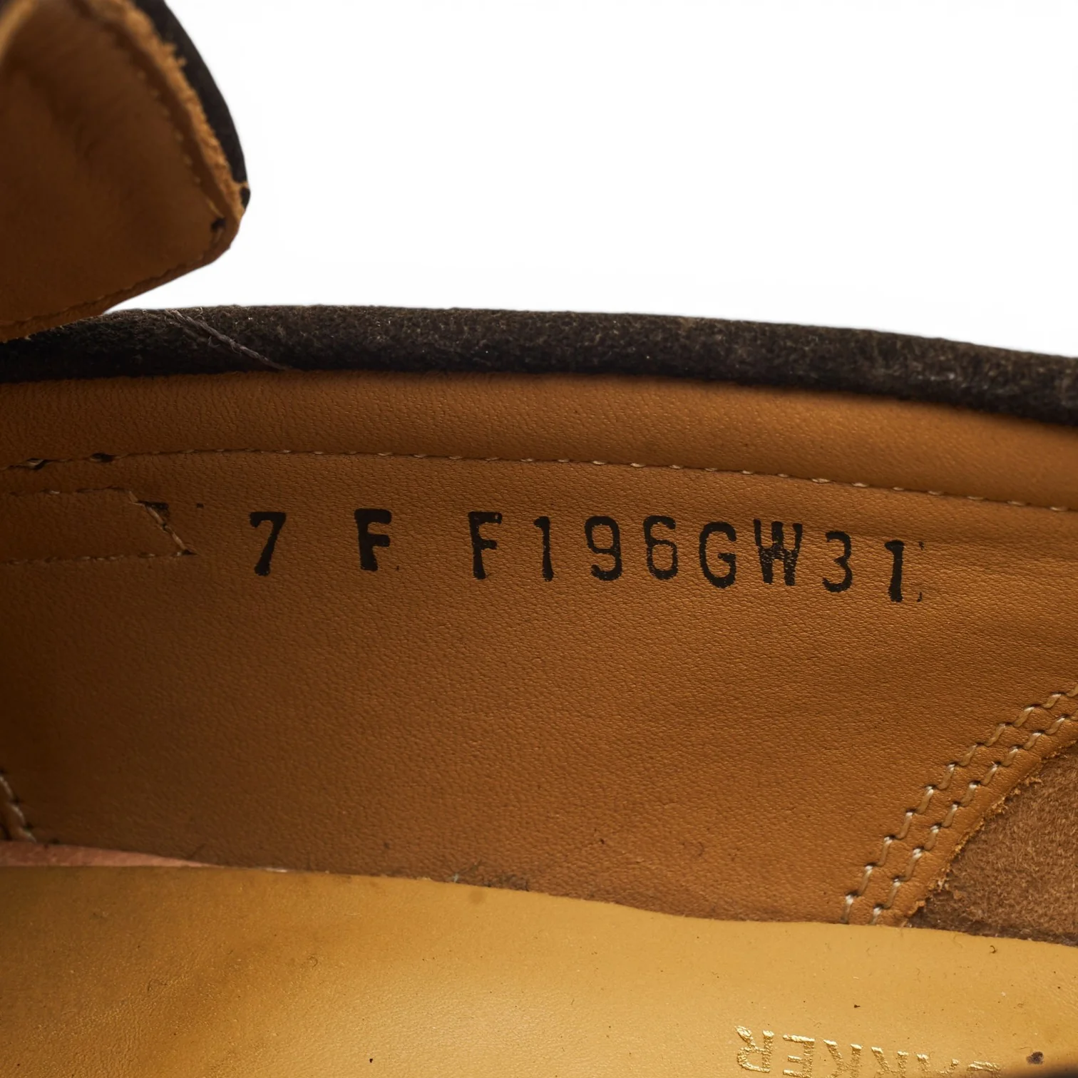 'Aldgate' Dark Brown Suede Loafers UK 7 F - Image 7