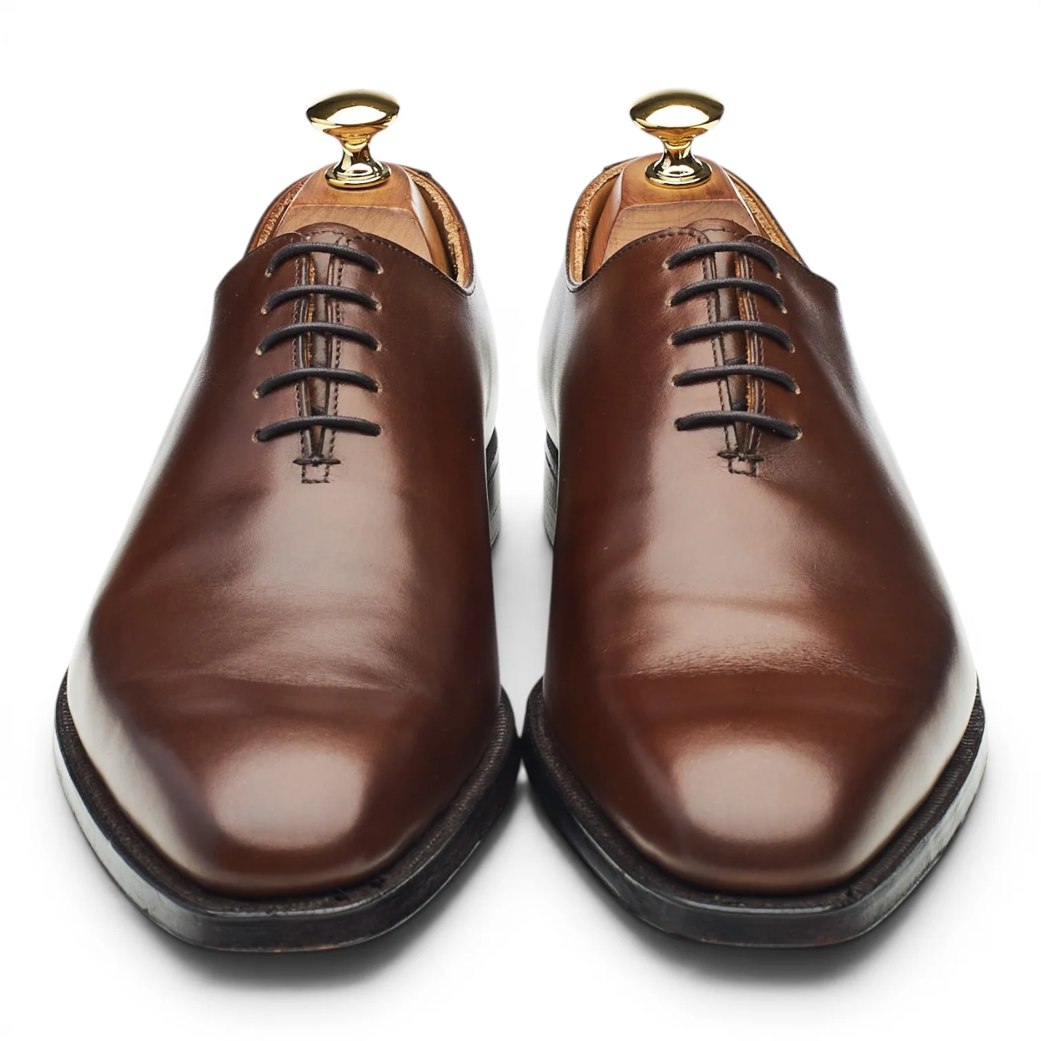 'Alex' Dark Brown Leather Wholecut Oxford UK 6.5 E - Image 2