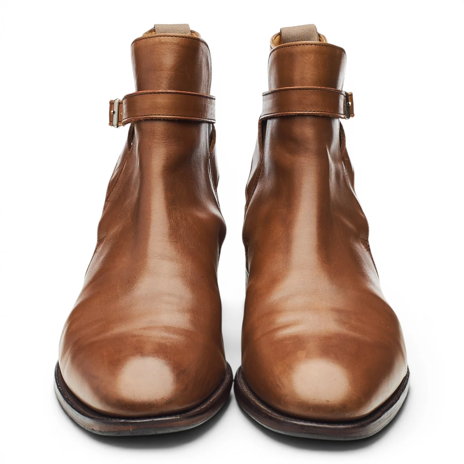 'Alex' Brown Leather Jodhpur Boots UK 9.5 F - Image 2