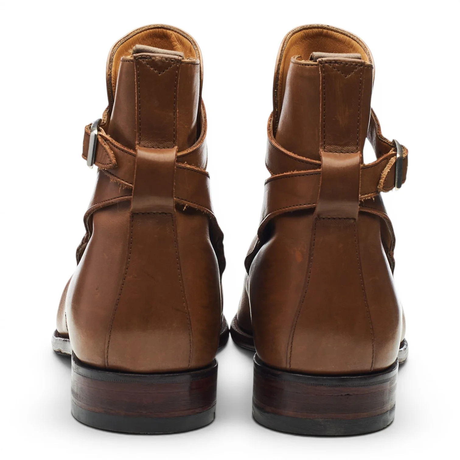 'Alex' Brown Leather Jodhpur Boots UK 9.5 F - Image 4
