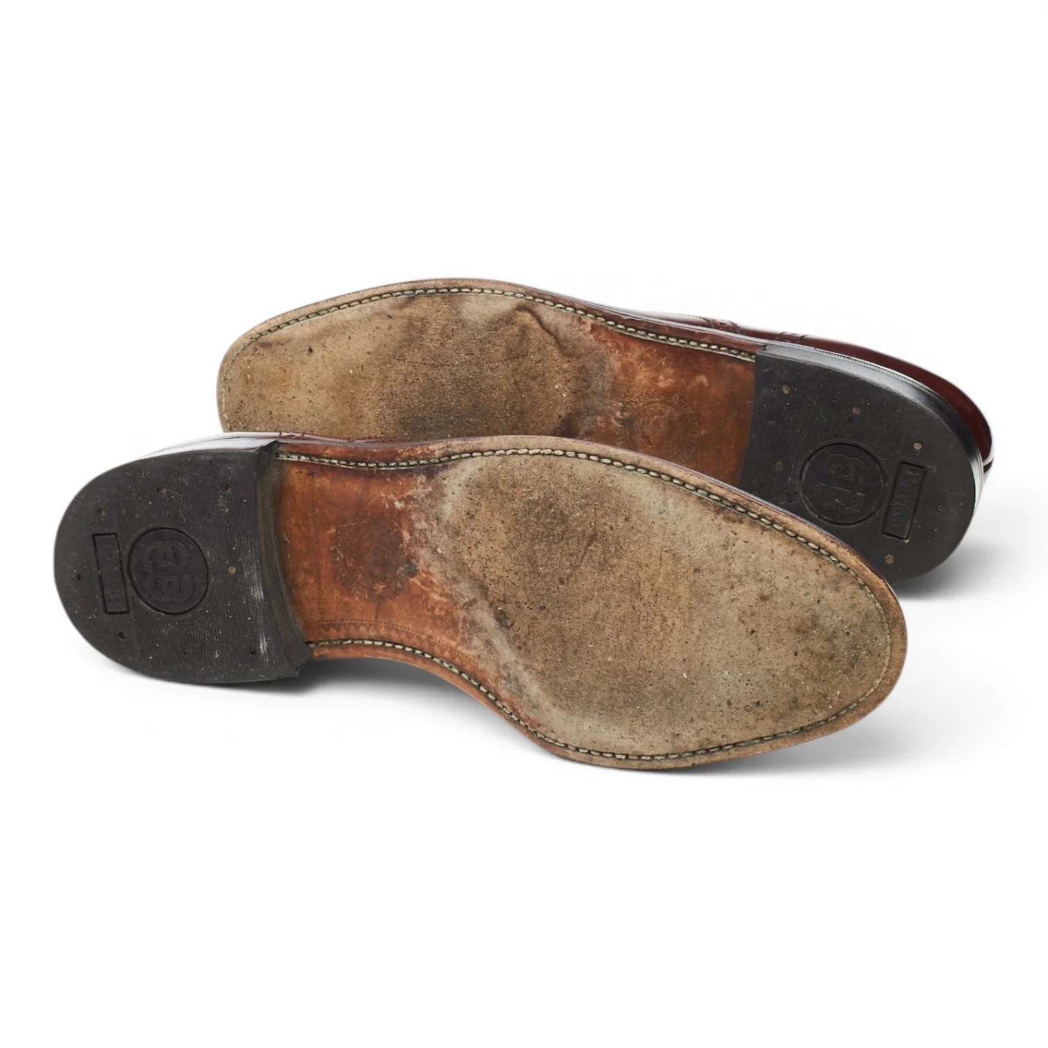'Alfred' Brown Leather Oxford Borgues UK 7.5 G - Image 5