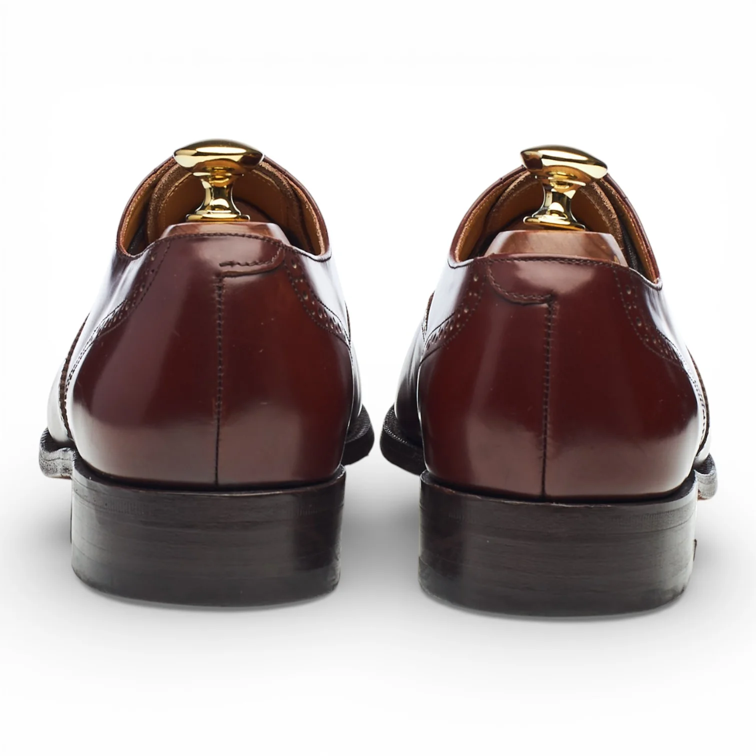 'Alfred' Brown Leather Oxford Brogues UK 6 G - Image 4