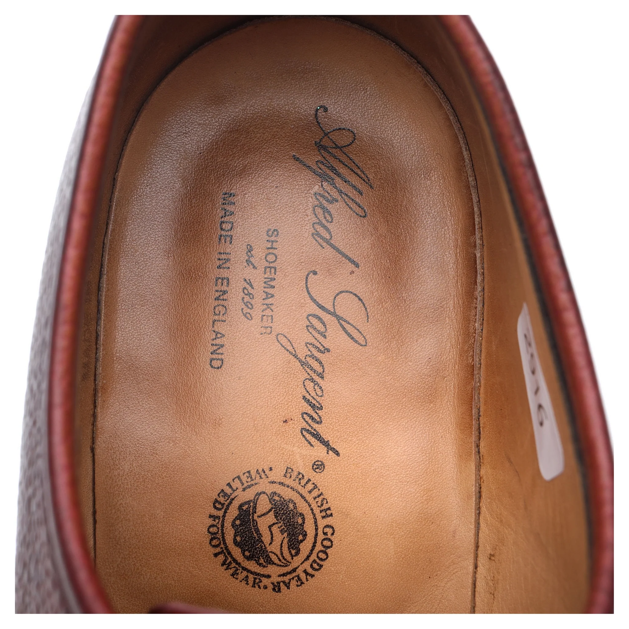 'Pytchley' Burgundy Leather Derby UK 6.5 F - Image 12