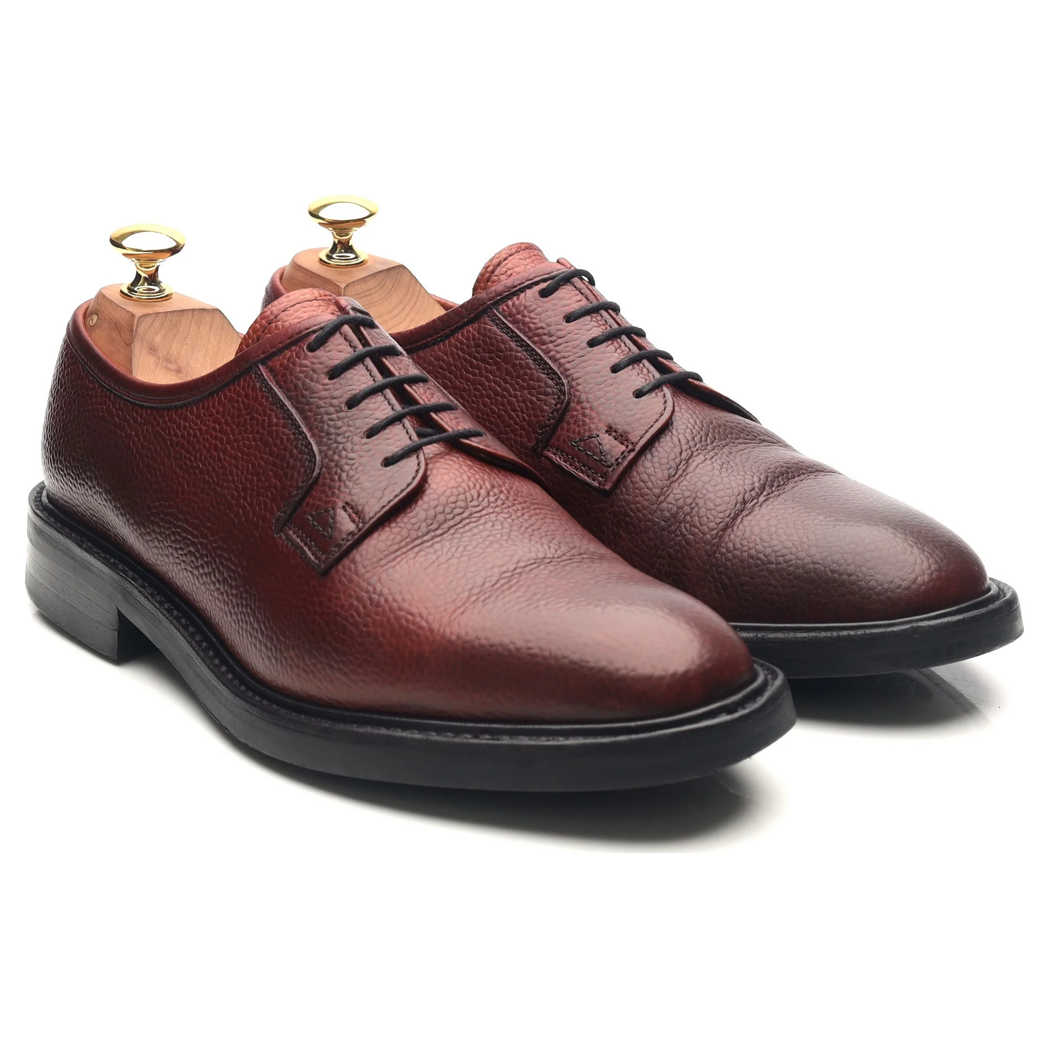 'Pytchley' Burgundy Leather Derby UK 6.5 F - Image 7