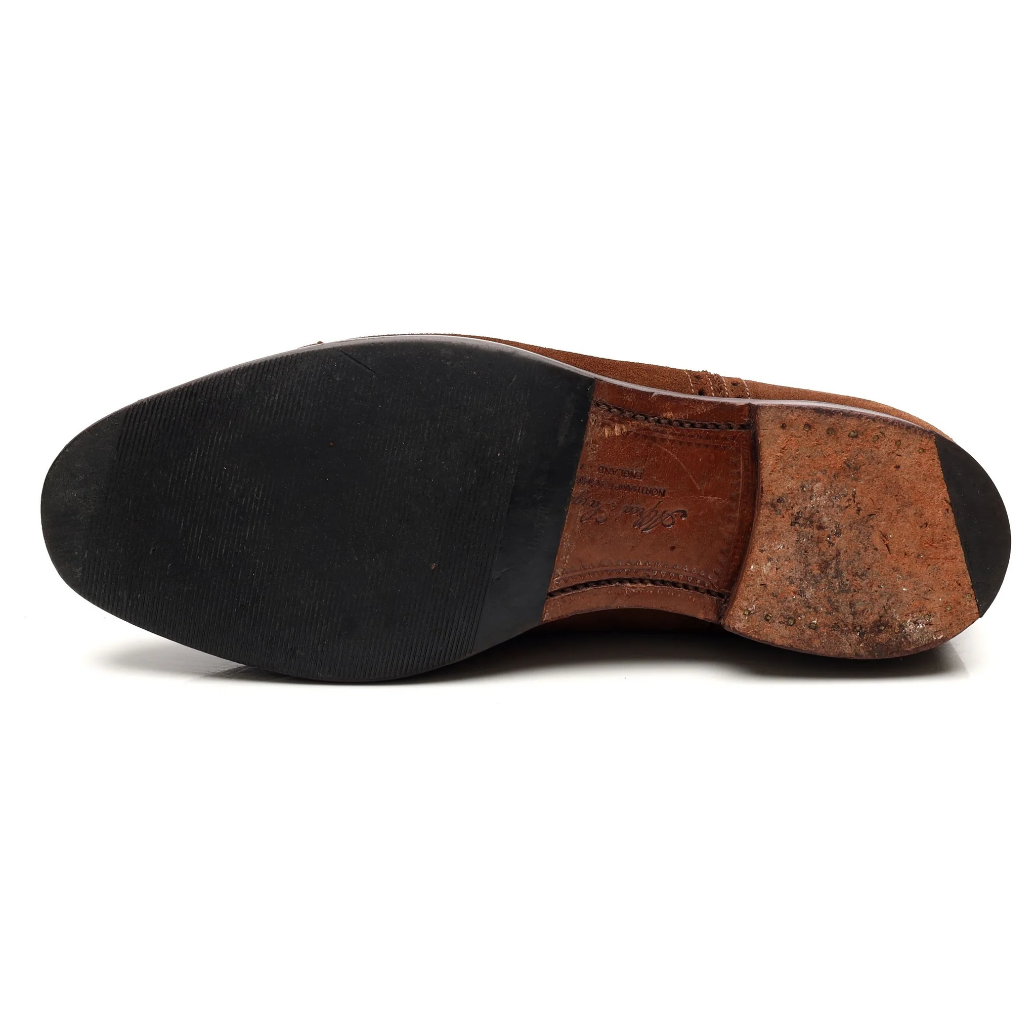 'Cranford 2' Brown Suede Oxford Semi Brogues UK 7.5 G - Image 10