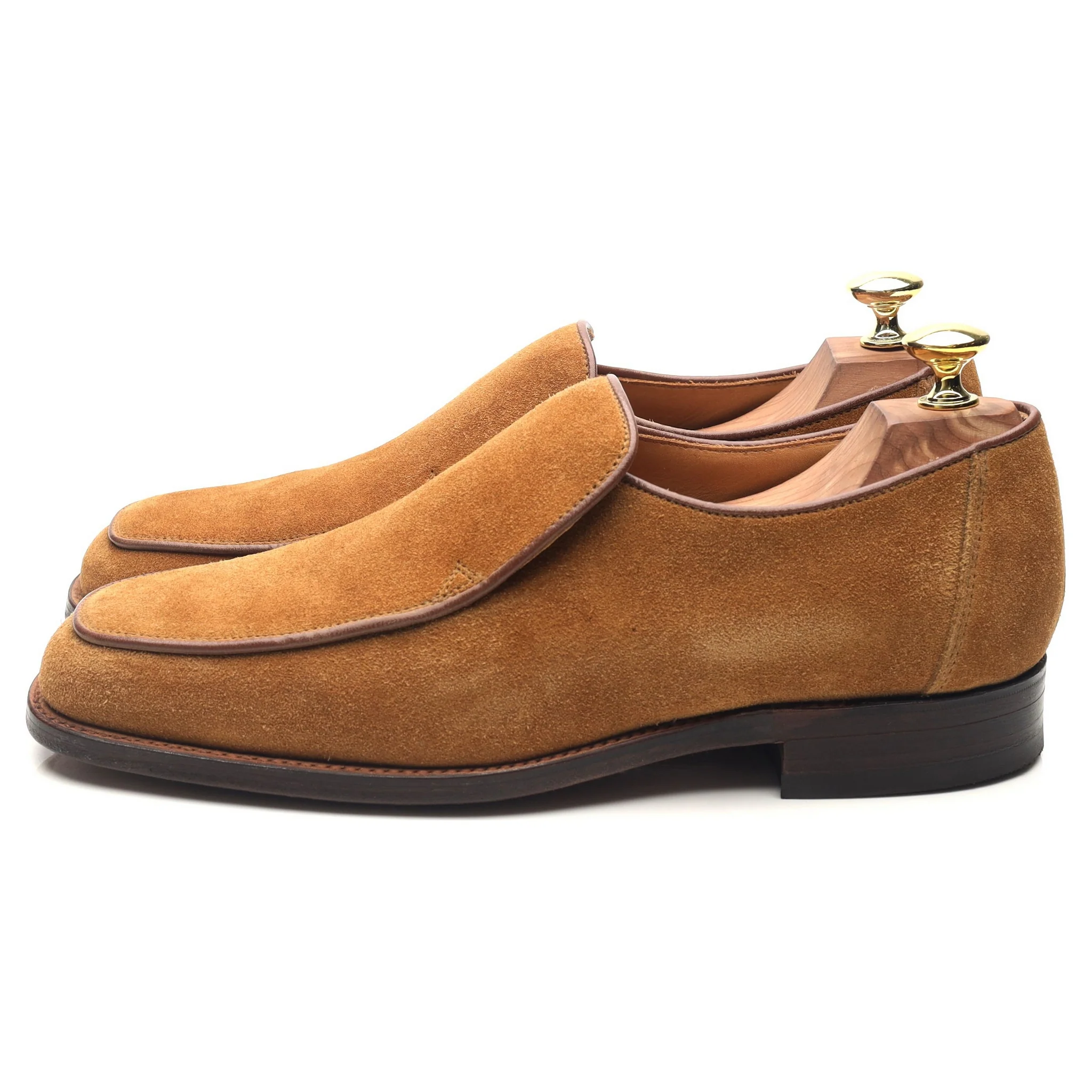 'Cuba' Tan Brown Suede Loafers UK 7.5 EX - Image 2