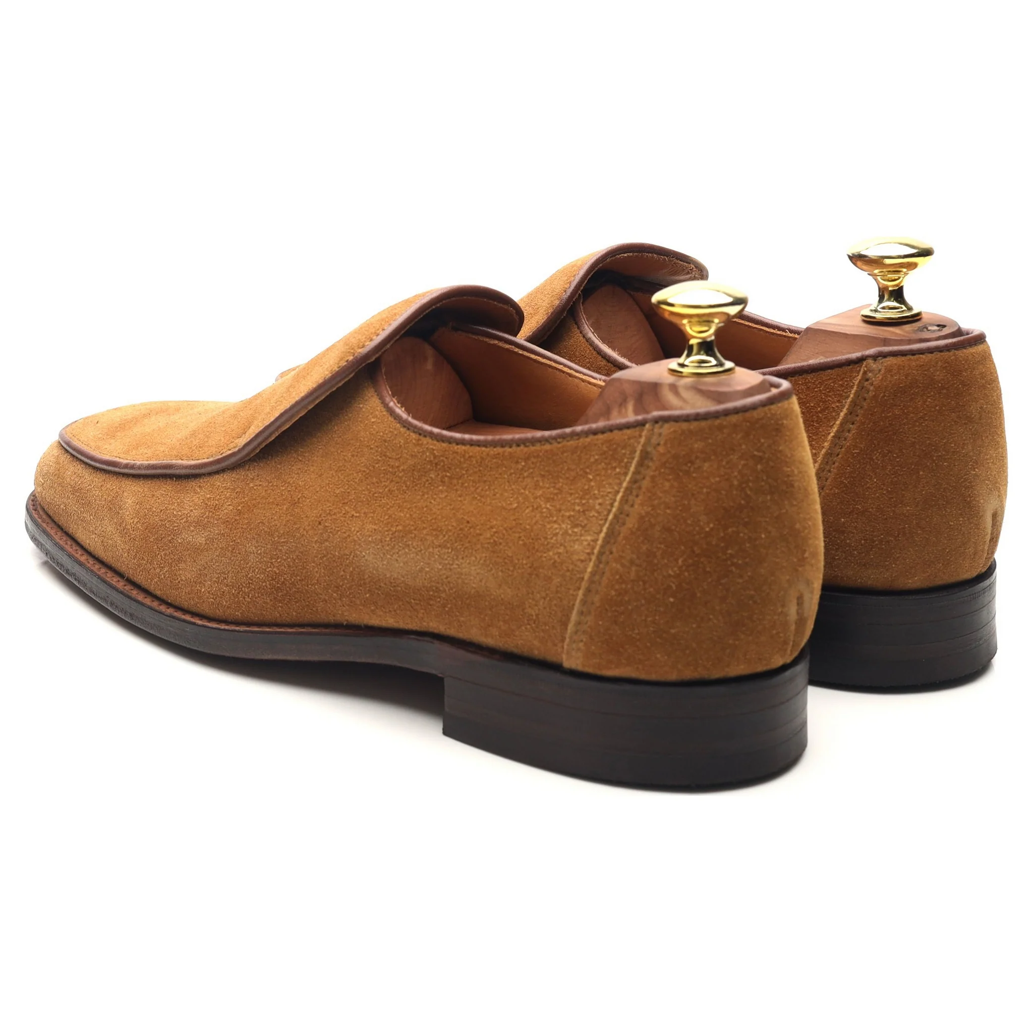 'Cuba' Tan Brown Suede Loafers UK 7.5 EX - Image 3