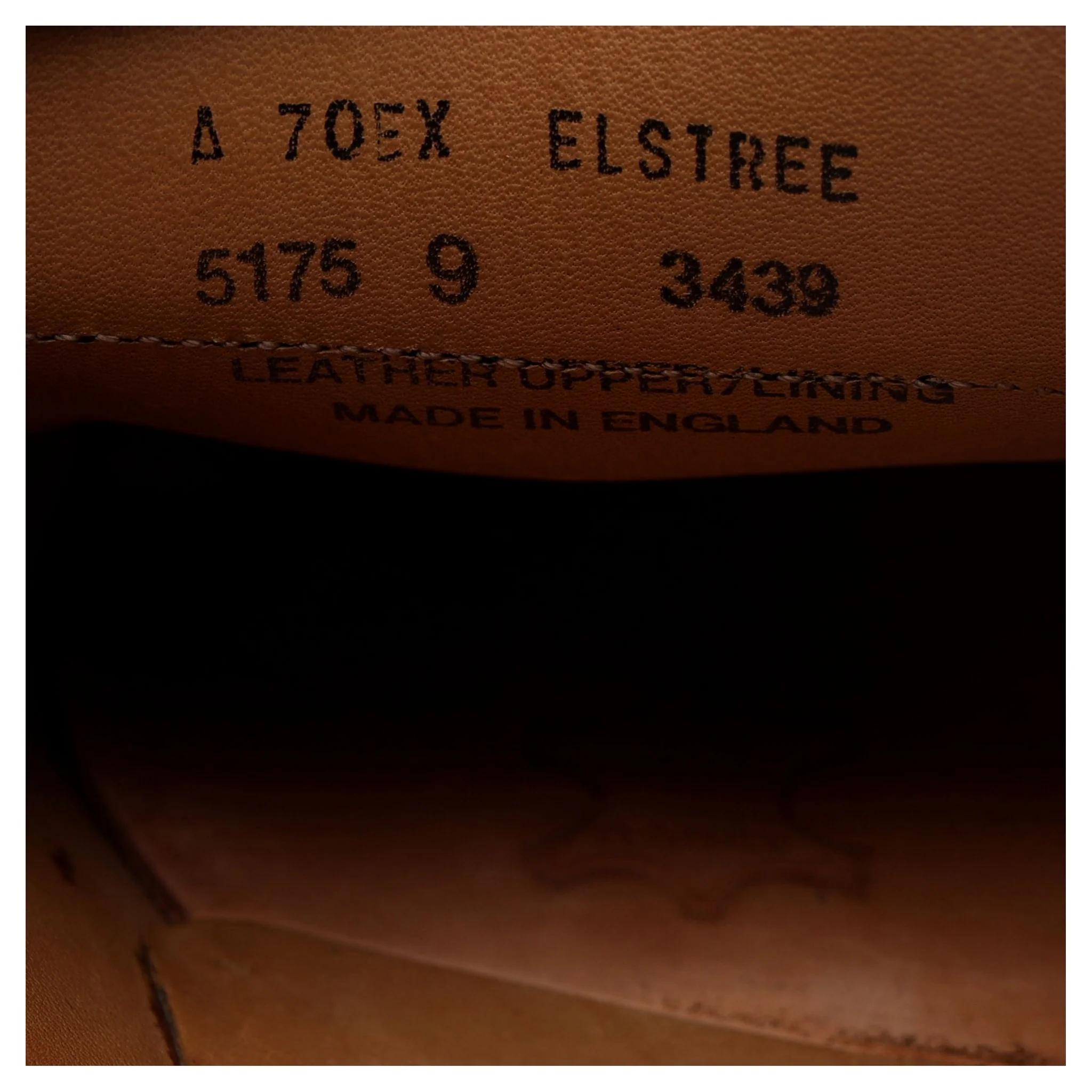 'Elstree' Black Leather Loafers UK 9 EX - Image 13