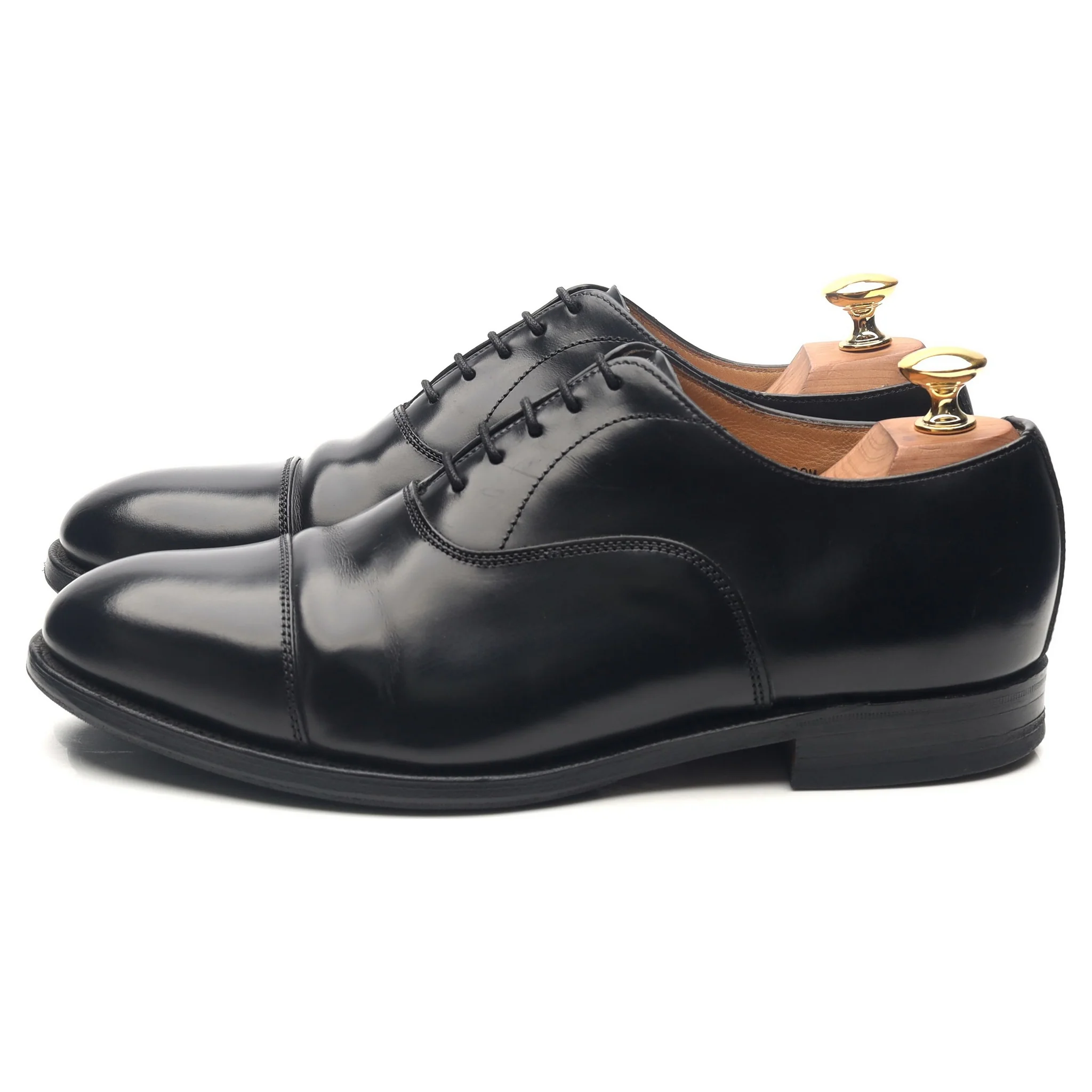 'Epsom' Black Leather Oxford UK 6.5 F - Image 2