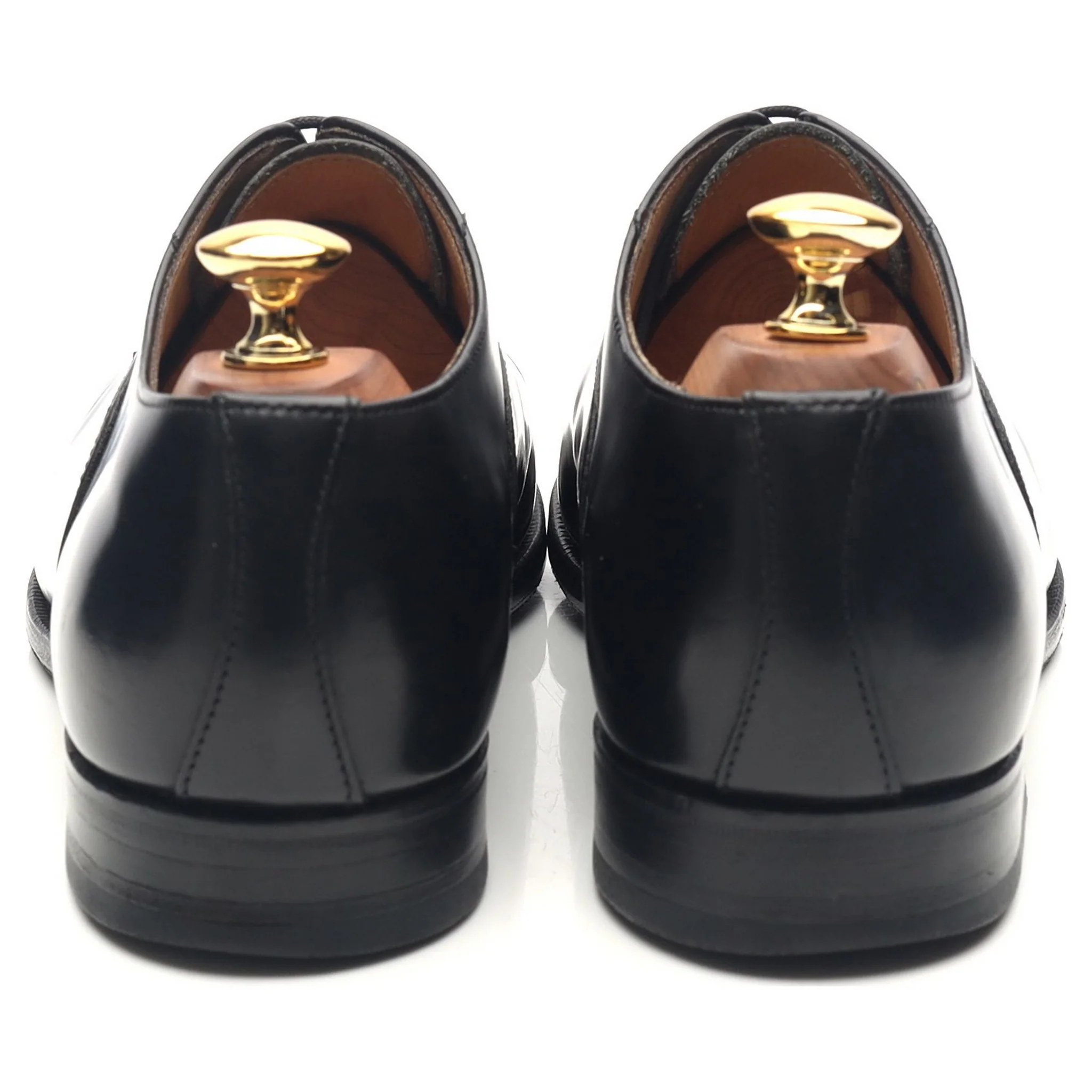 'Epsom' Black Leather Oxford UK 6.5 F - Image 4